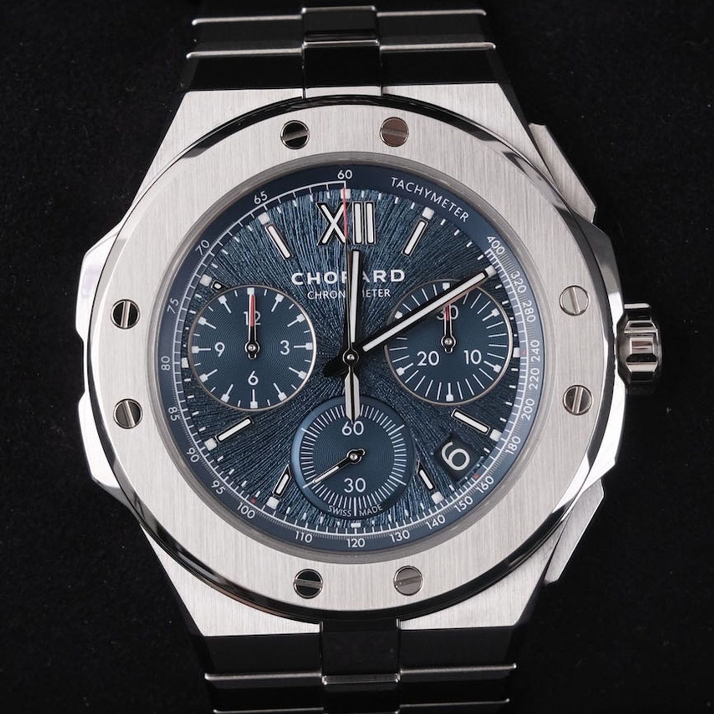 Chopard Alpine Eagle 298609-3001 (2021) - Blue dial 44 mm Steel case (3/8)