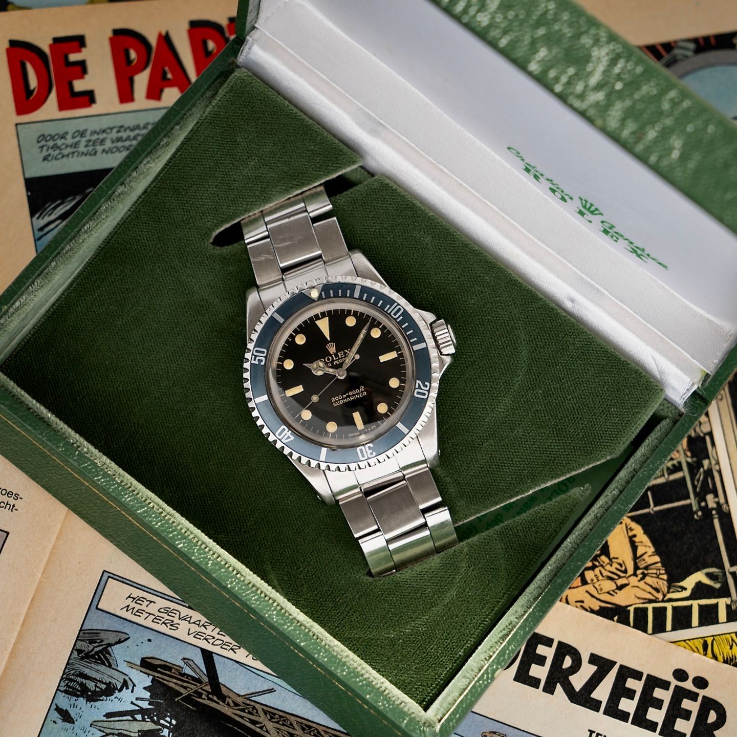 Rolex Submariner No Date 5513 (1965) - Black dial 40 mm Steel case (2/8)