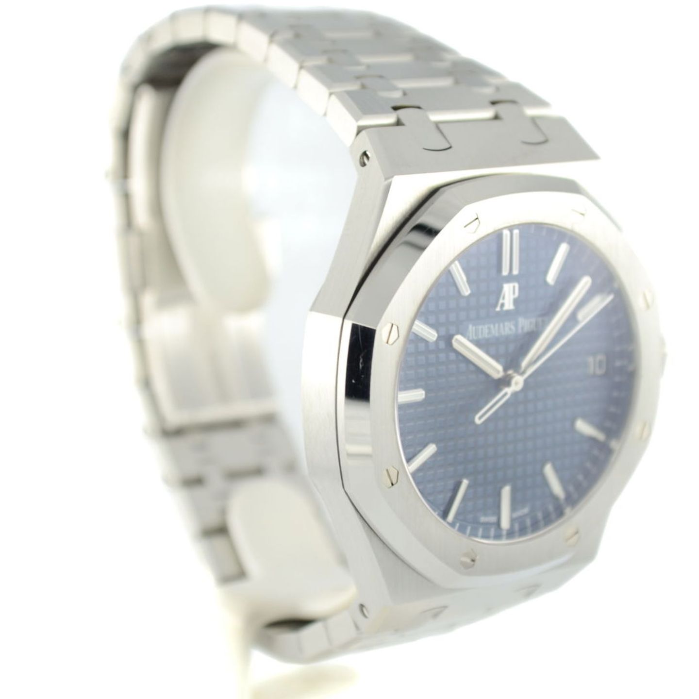 Audemars Piguet Royal Oak Selfwinding 15500ST.OO.1220ST.01 (2020) - Blue dial 41 mm Steel case (6/7)