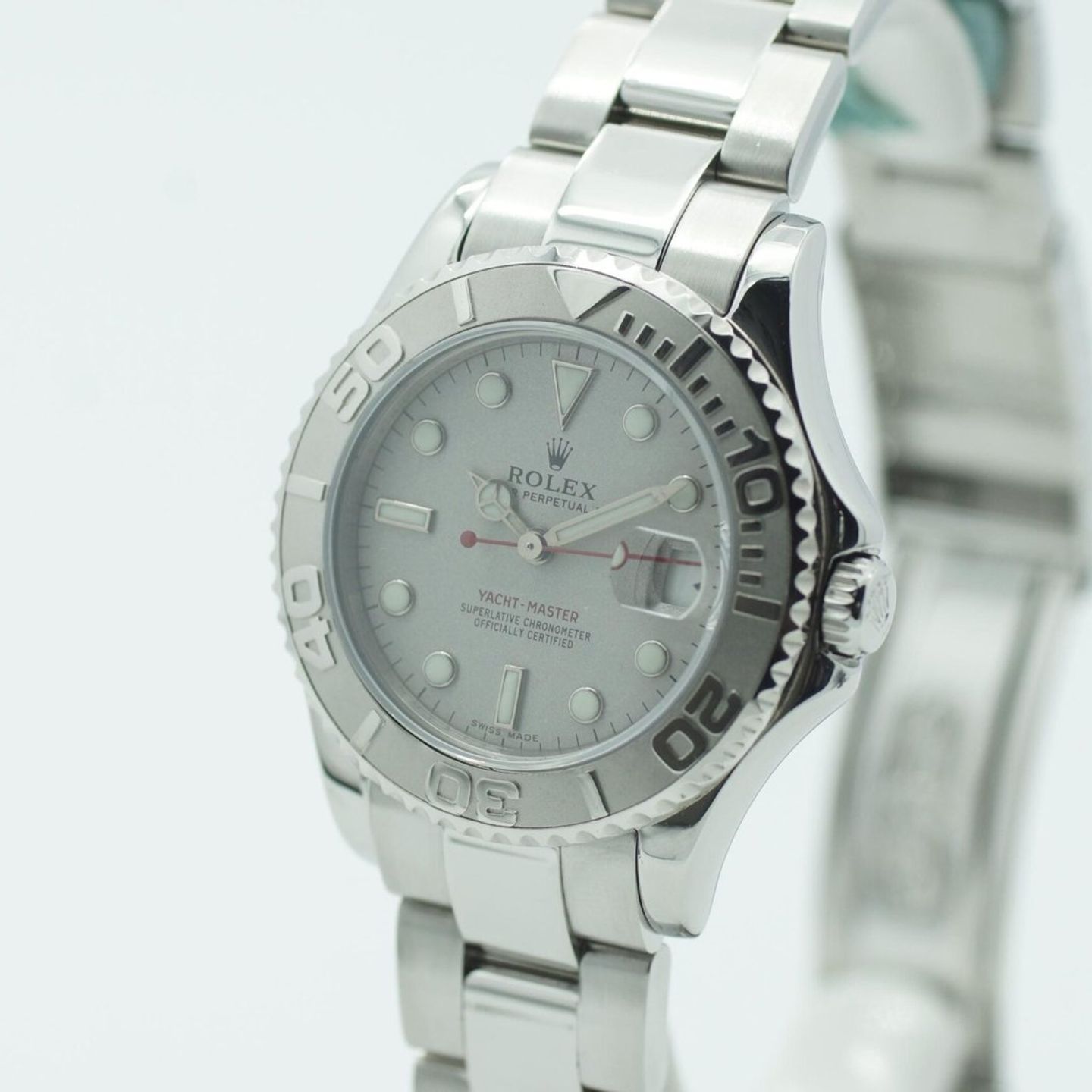 Rolex Yacht-Master 168622 (2007) - Zilver wijzerplaat 35mm Staal (4/8)