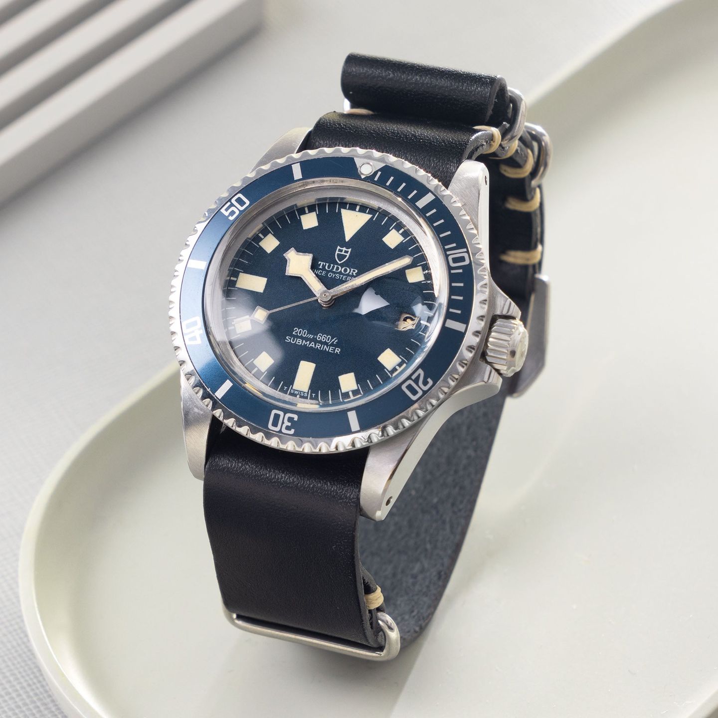 Tudor Submariner 9411/0 (1978) - Blue dial 40 mm Steel case (1/8)