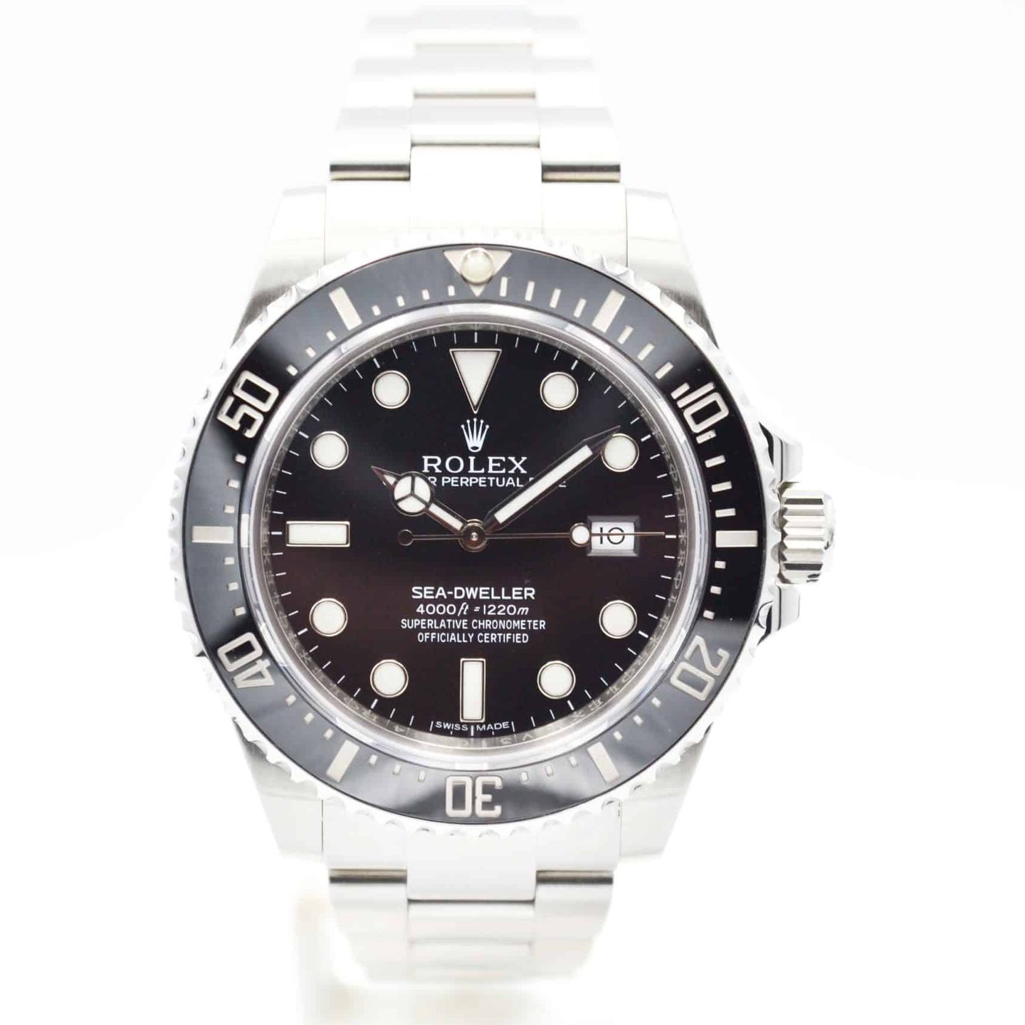 Rolex Sea-Dweller 4000 116600 (2015) - Zwart wijzerplaat 40mm Staal (1/7)