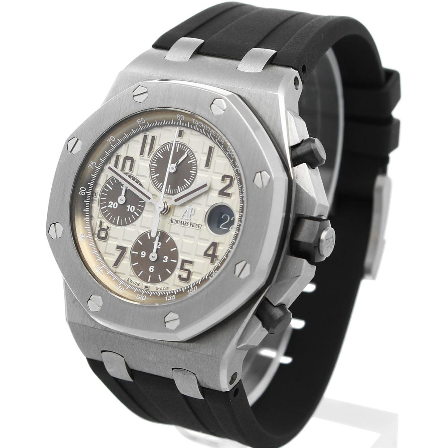 Audemars Piguet Royal Oak Offshore 26470ST.OO.A801CR.01 (2015) - Champagne dial 42 mm Steel case (2/6)