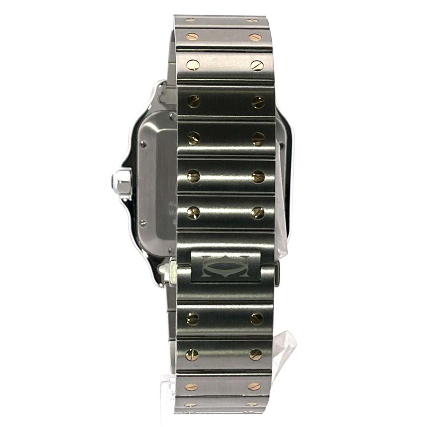 Cartier Santos W2SA0009 (2024) - Silver dial 40 mm Gold/Steel case (8/8)