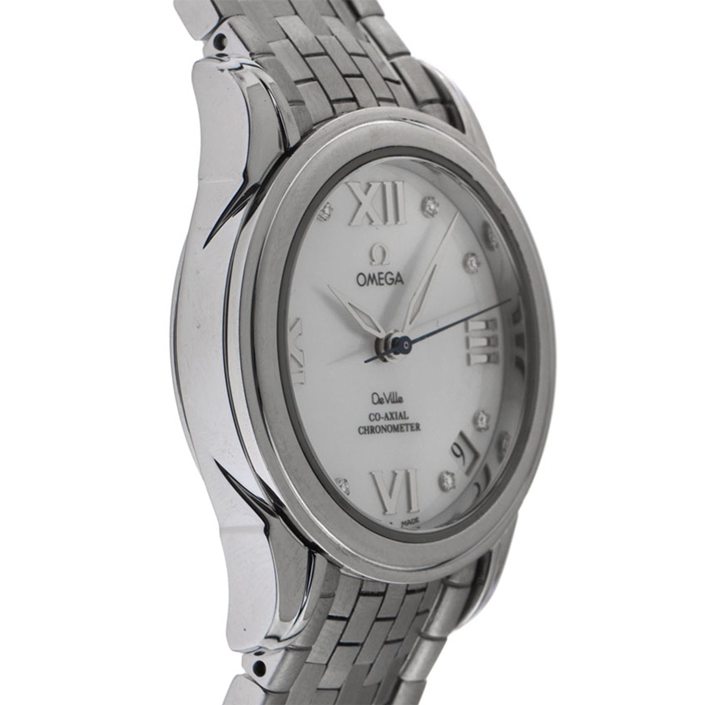 Omega De Ville 4581.75.00 (2010) - Zilver wijzerplaat 33mm Staal (5/7)