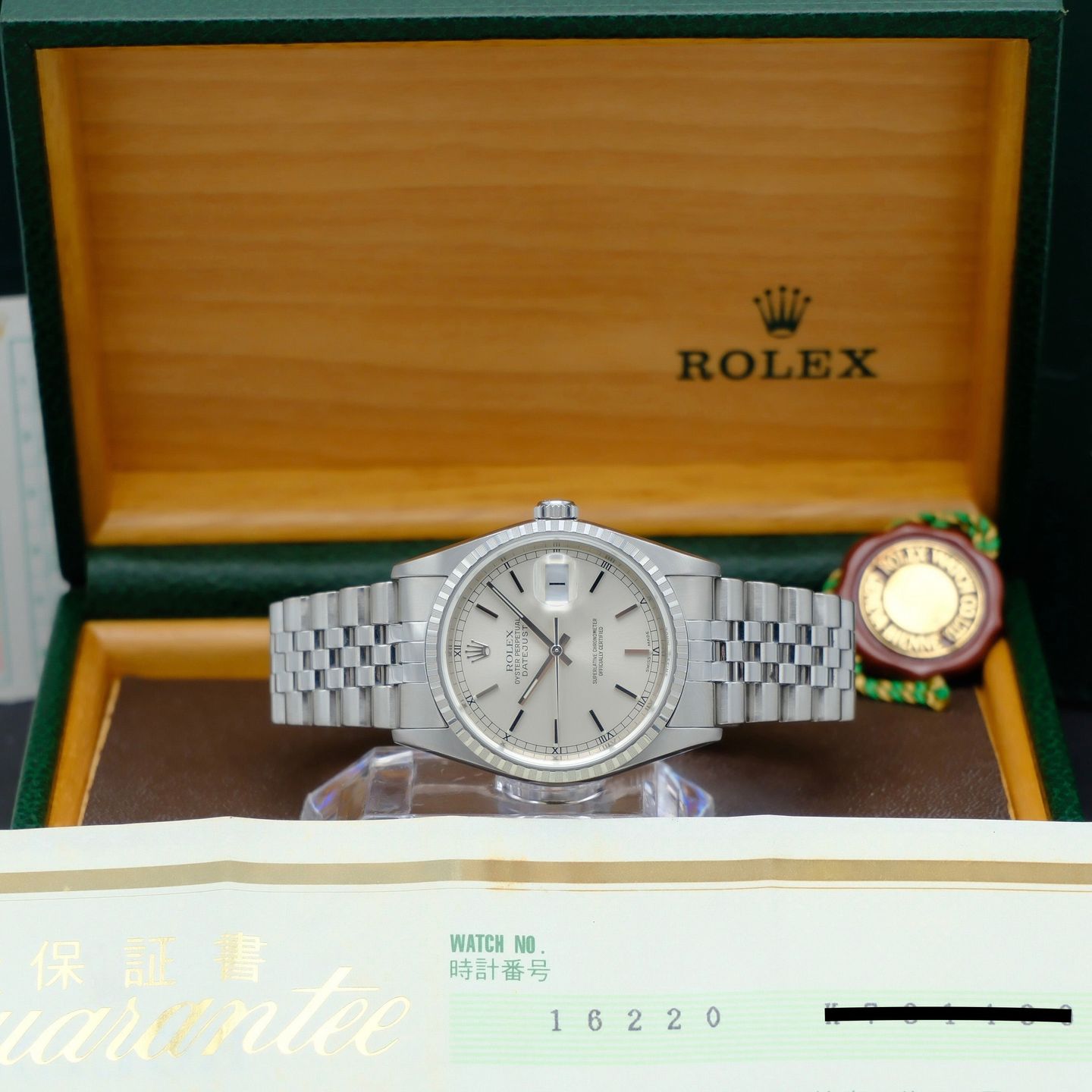 Rolex Datejust 36 16220 (2002) - 36mm Staal (3/8)