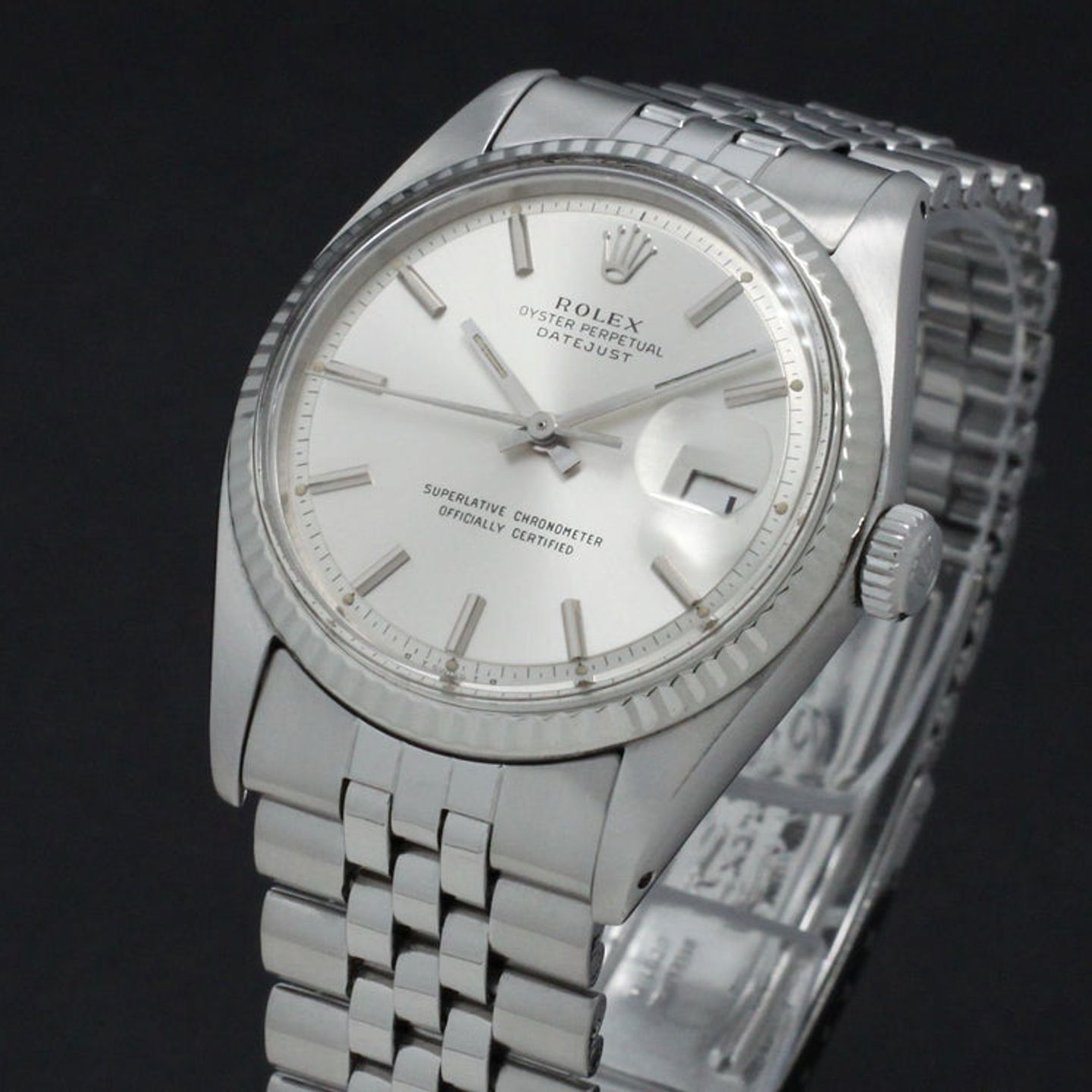 Rolex Datejust 1601 (1974) - Silver dial 36 mm Steel case (6/7)