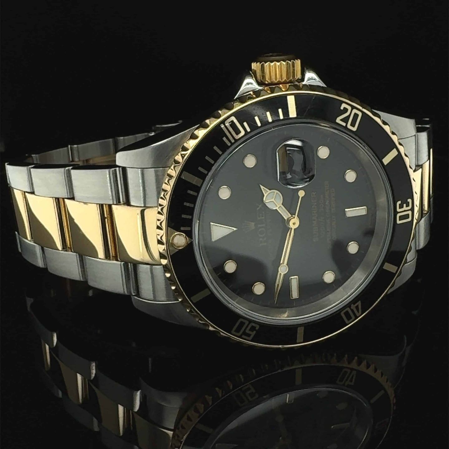 Rolex Submariner Date 16613 (2007) - 40mm Goud/Staal (7/8)