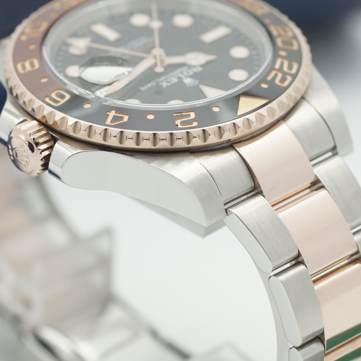 Rolex GMT-Master II 126711CHNR (2019) - Zwart wijzerplaat 40mm Goud/Staal (8/8)