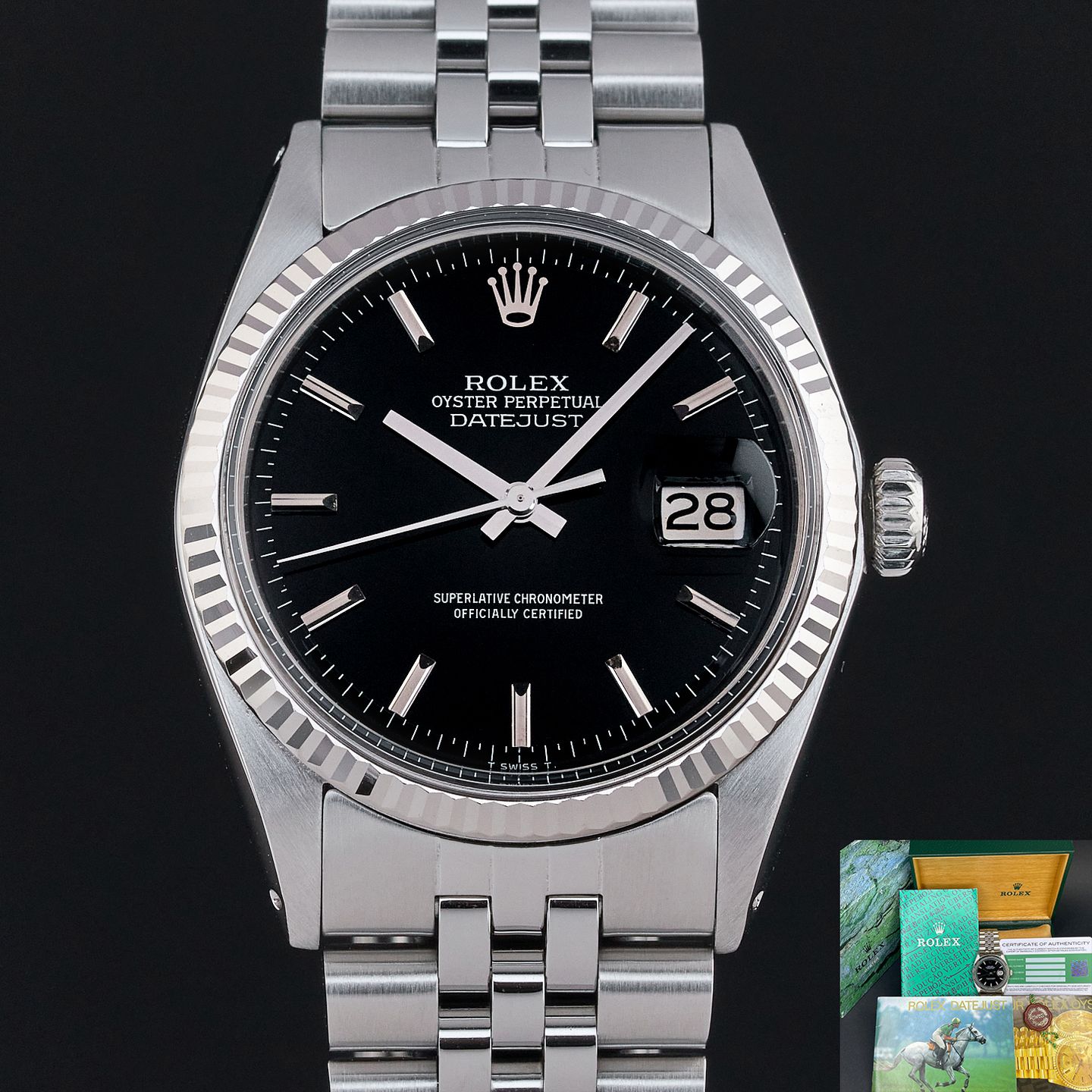 Rolex Datejust 1601 (1973) - 36mm Staal (1/7)
