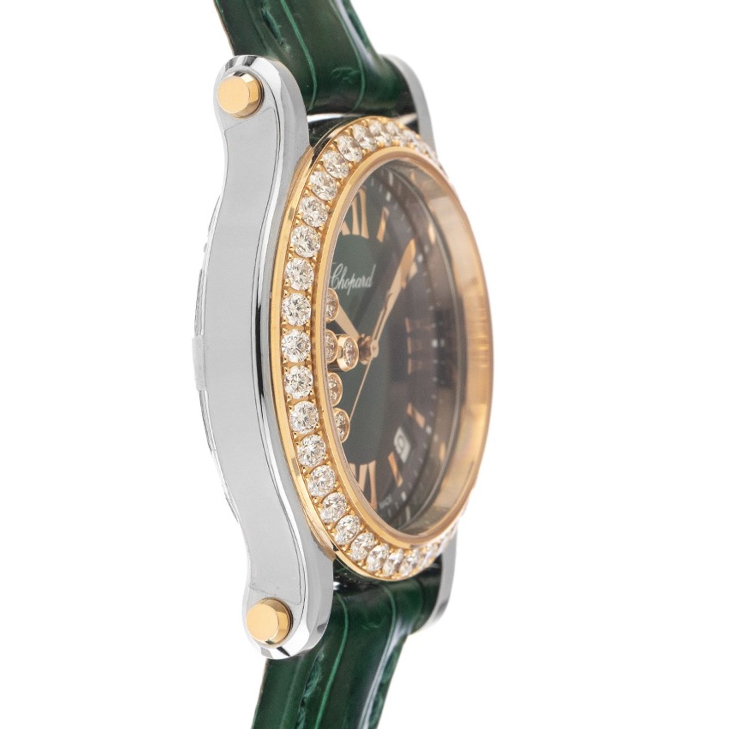 Chopard Happy Sport 278582-6007 (2021) - Green dial 36 mm Steel case (5/7)