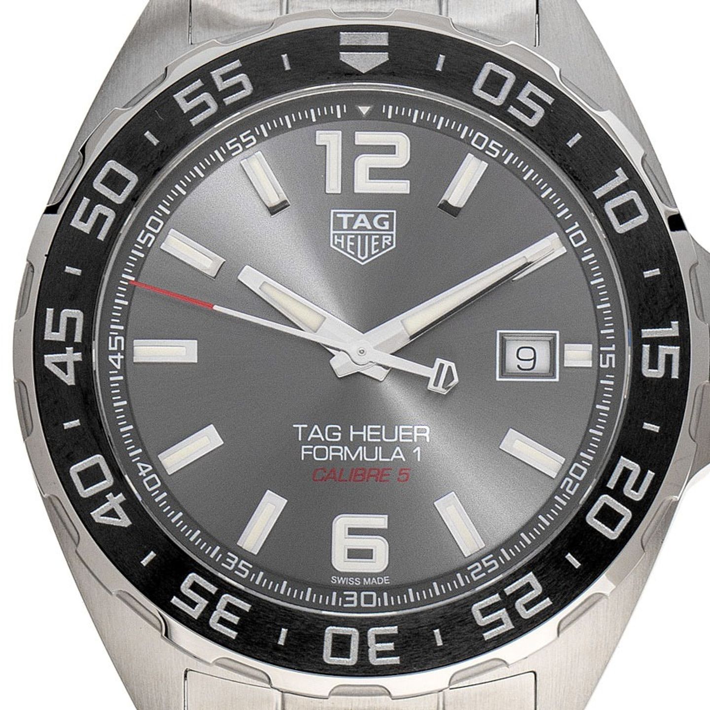 TAG Heuer Formula 1 Calibre 5 WAZ2011.BA0842 (2025) - Grey dial 43 mm Steel case (1/7)