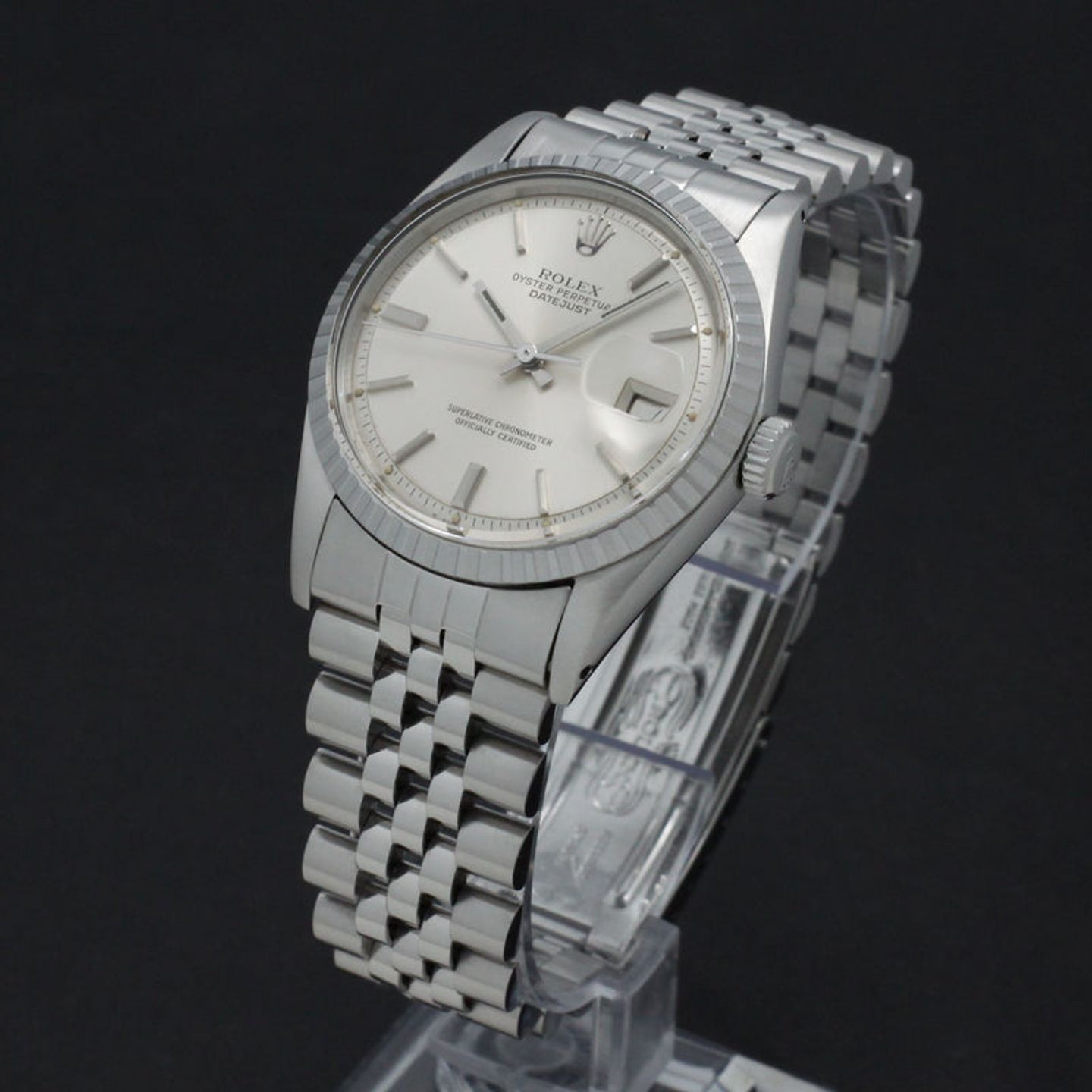 Rolex Datejust 1603 (1974) - Zilver wijzerplaat 36mm Staal (4/7)