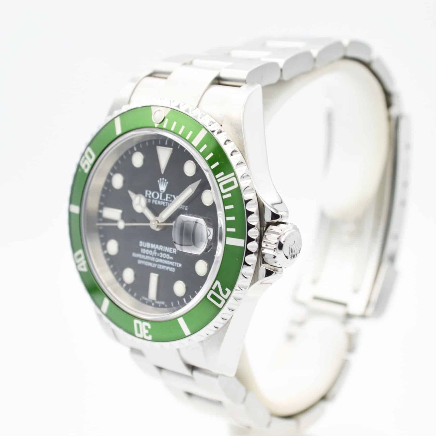 Rolex Submariner Date 16610LV (2005) - Zwart wijzerplaat 40mm Staal (2/7)