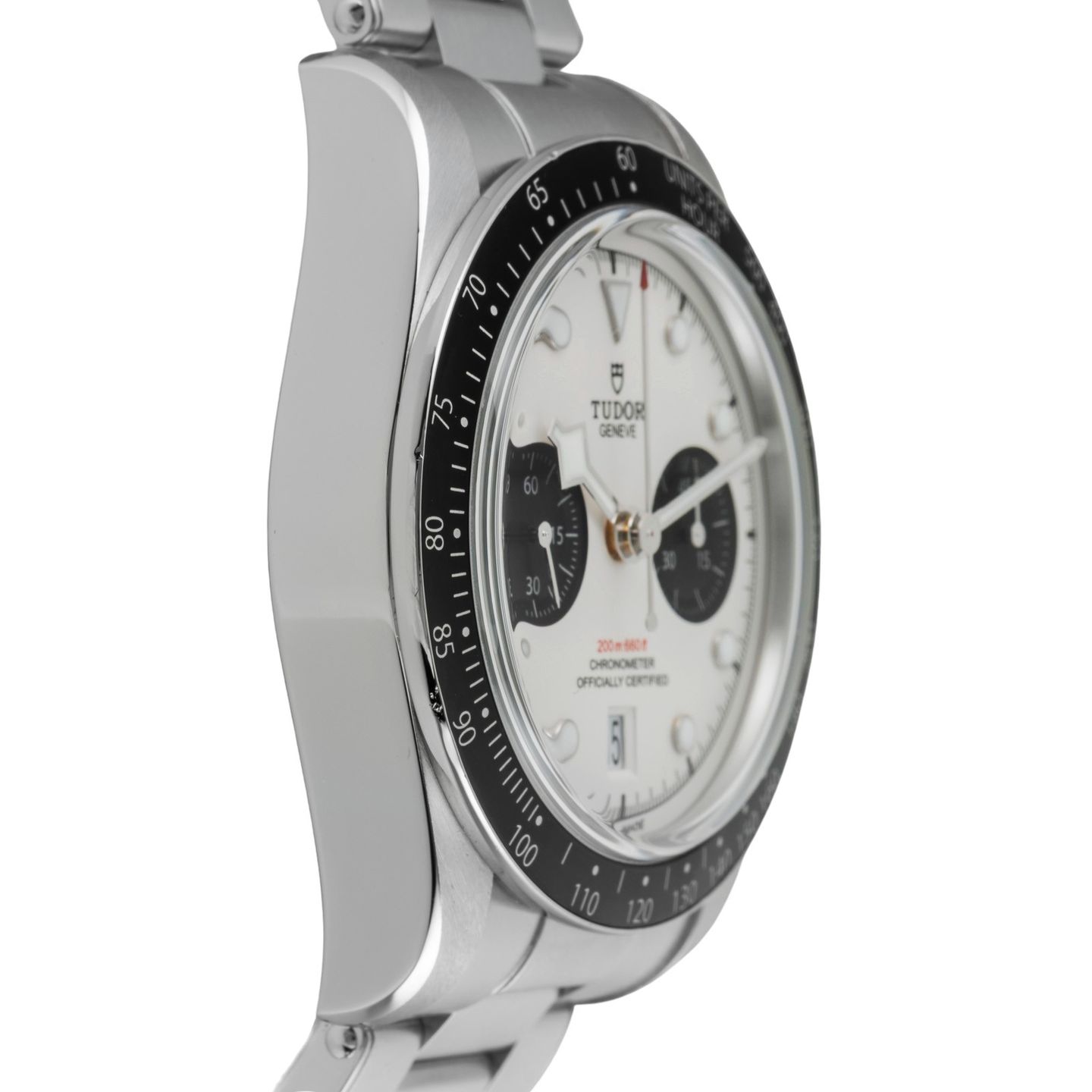 Tudor Black Bay Chrono 79360N (Onbekend (willekeurig serienummer)) - Wit wijzerplaat 41mm Staal (7/8)
