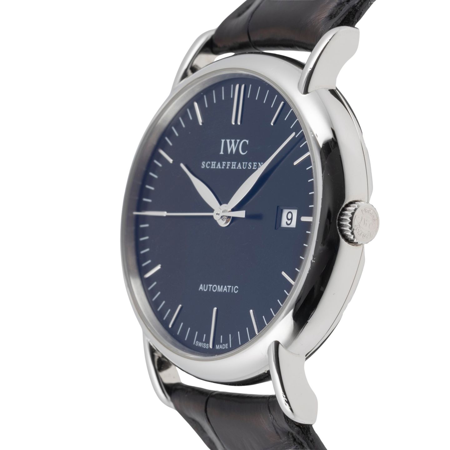 IWC Portofino Automatic IW356305 (2008) - Black dial 39 mm Steel case (6/8)