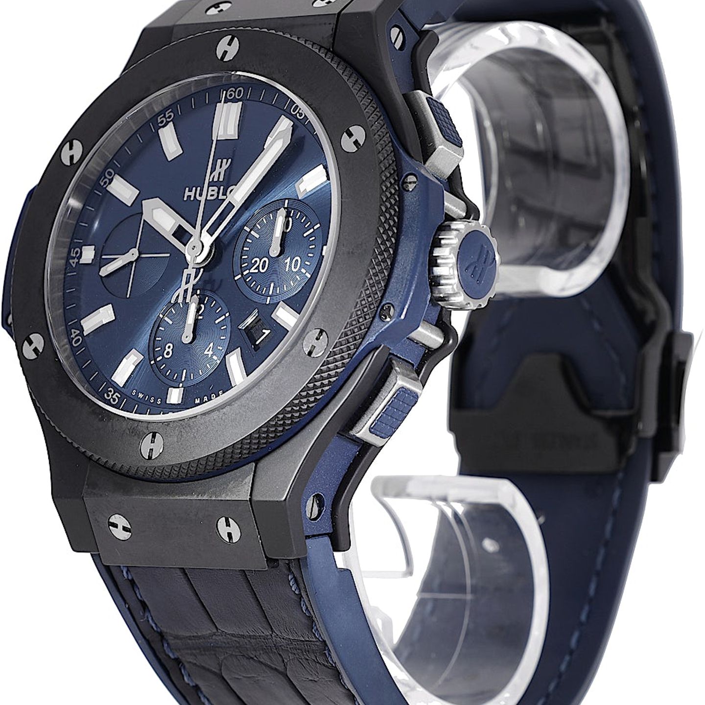 Hublot Big Bang 44 mm 301.CI.7170.LR (2019) - Blue dial 44 mm Ceramic case (3/5)