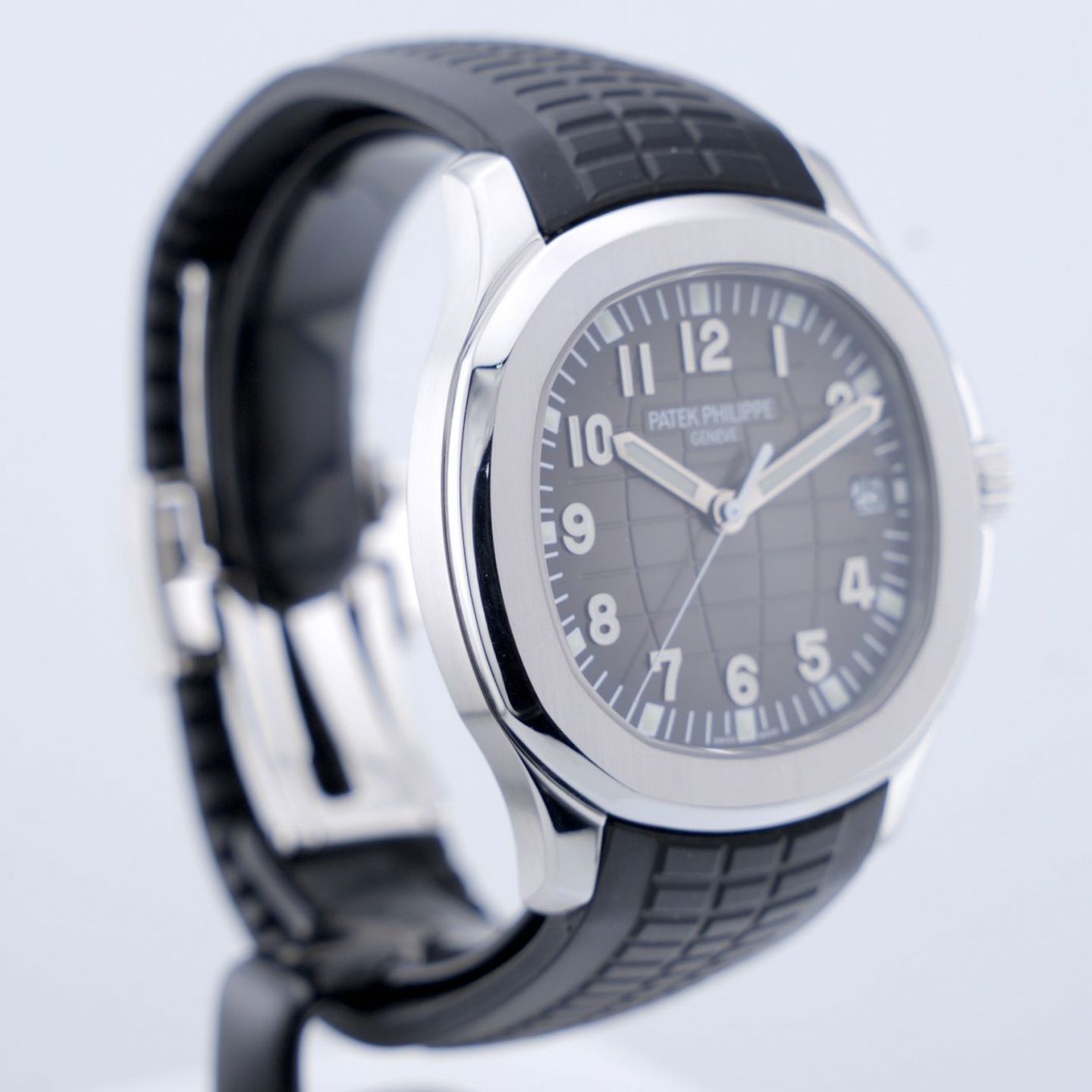 Patek Philippe Aquanaut 5167/1A-001 (Unknown (random serial)) - Black dial 40 mm Steel case (8/8)