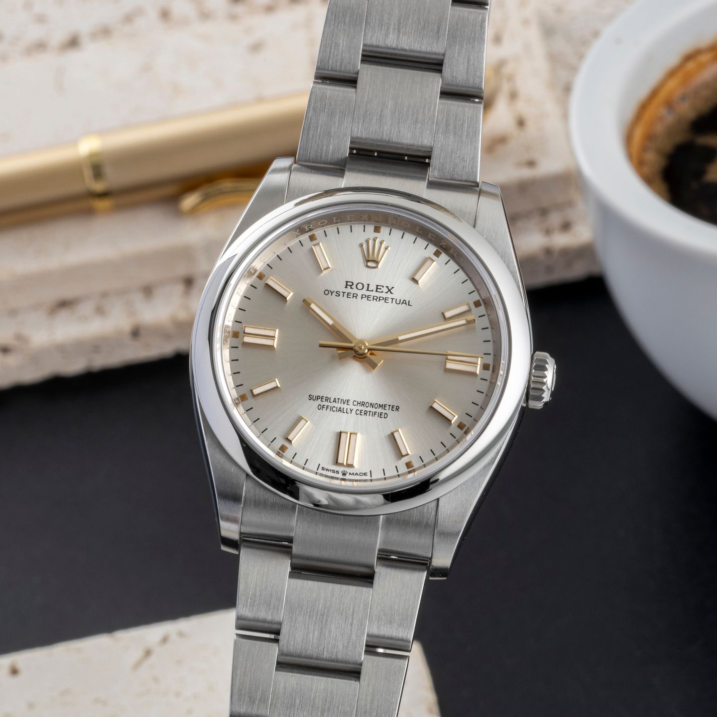 Rolex Oyster Perpetual 36 126000 (Unknown (random serial)) - 36 mm Steel case (3/8)