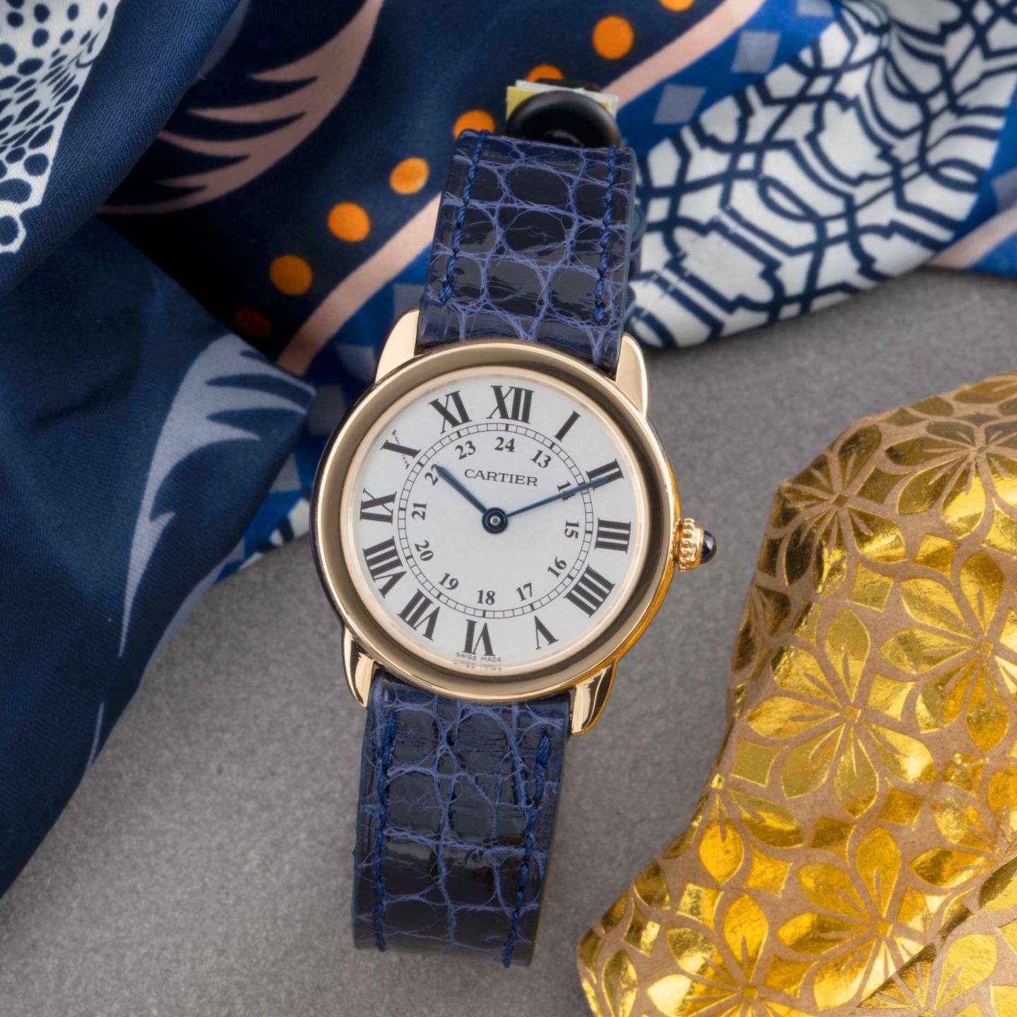 Cartier Ronde Solo de Cartier W6700355 (2015) - Silver dial 29 mm Gold/Steel case (1/8)