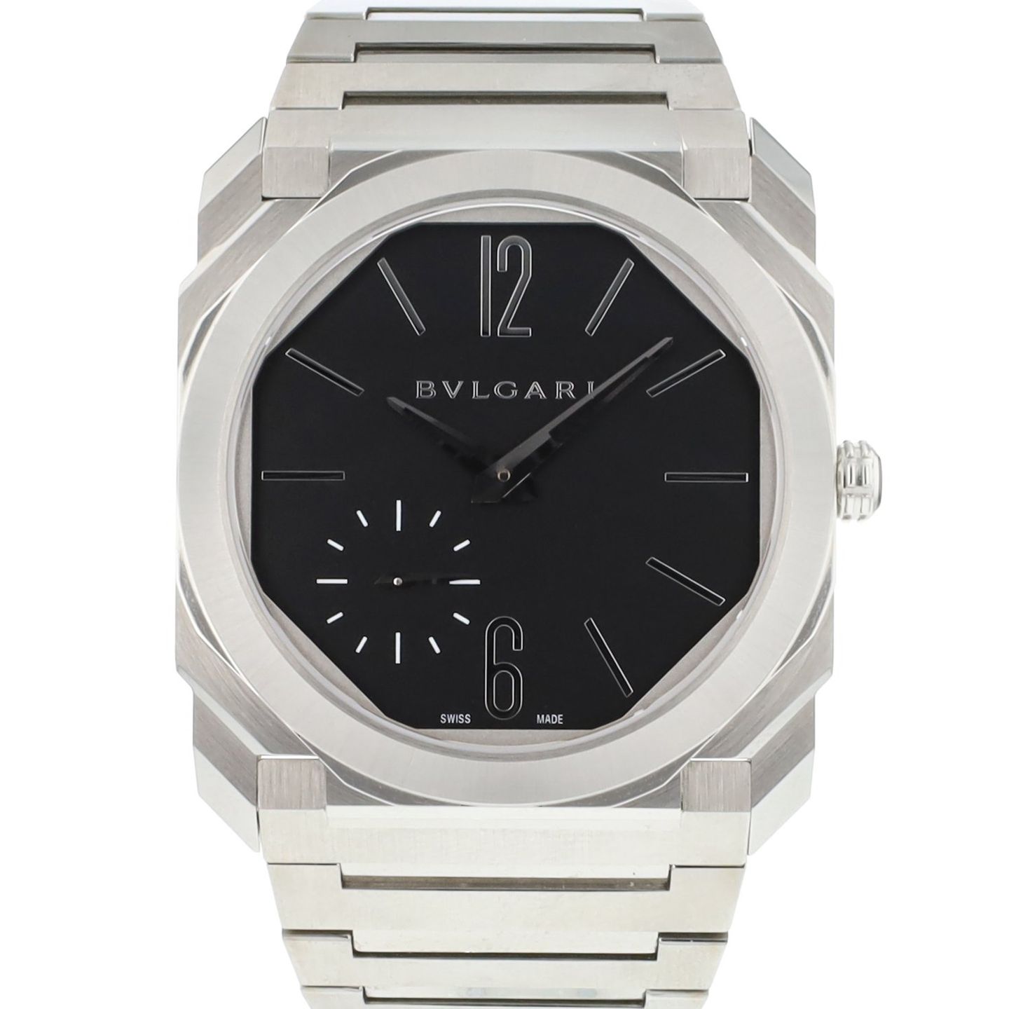 Bulgari Octo 103296 (2020) - Grijs wijzerplaat 40mm Titanium (1/3)