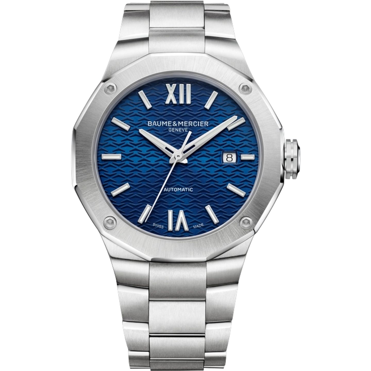 Baume & Mercier Riviera M0A10620 (2026) - Blauw wijzerplaat 42mm Staal (1/1)