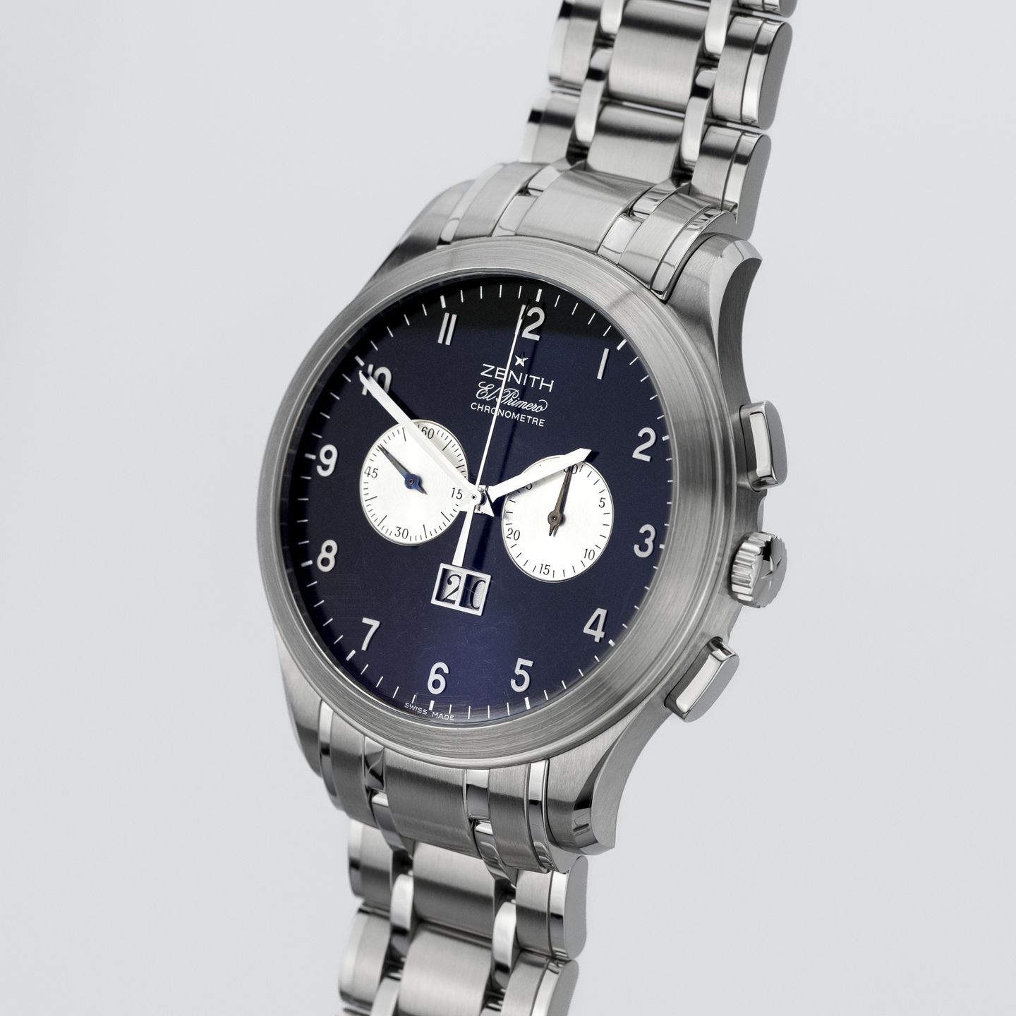 Zenith El Primero Chronograph 03.0520.4010/21.M520 (Onbekend (willekeurig serienummer)) - Zwart wijzerplaat 44mm Staal (3/8)