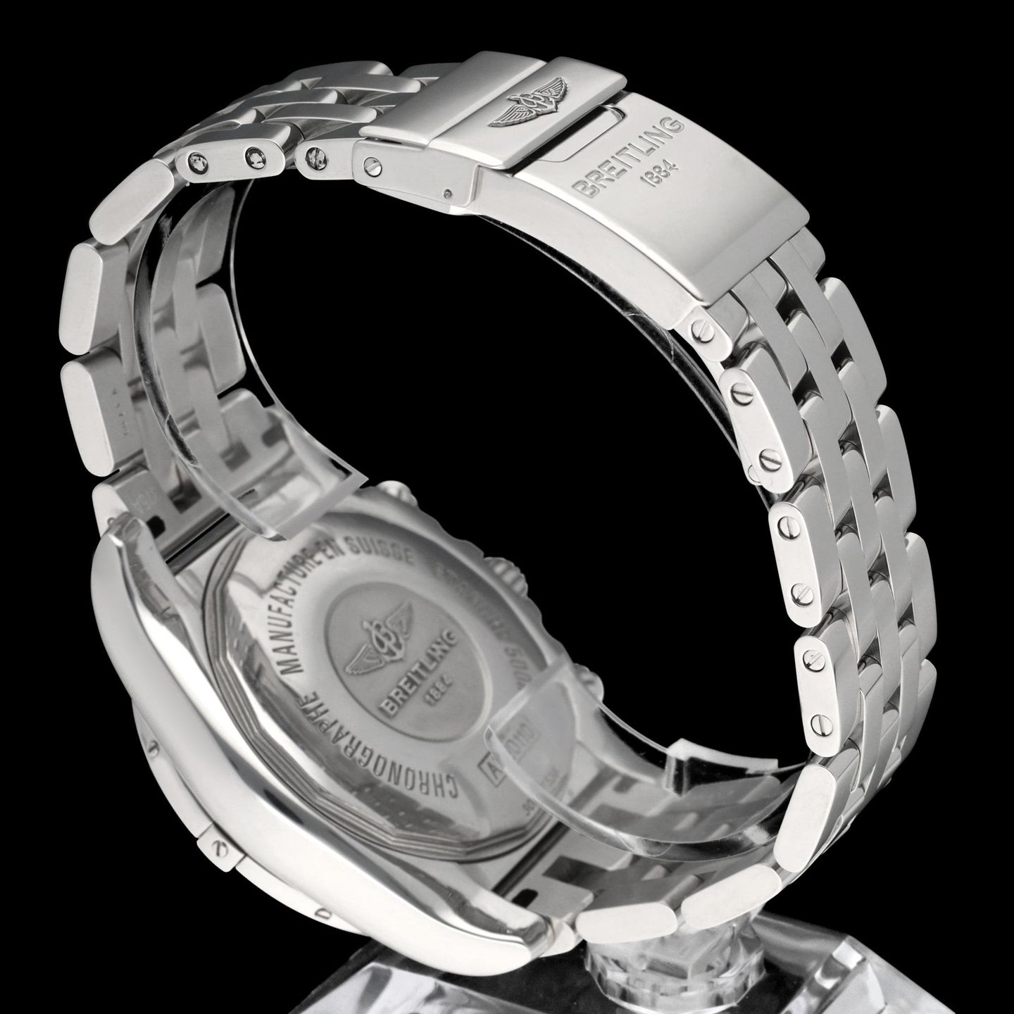 Breitling Chronomat 44 AB0110 (2009) - White dial 44 mm Steel case (8/8)