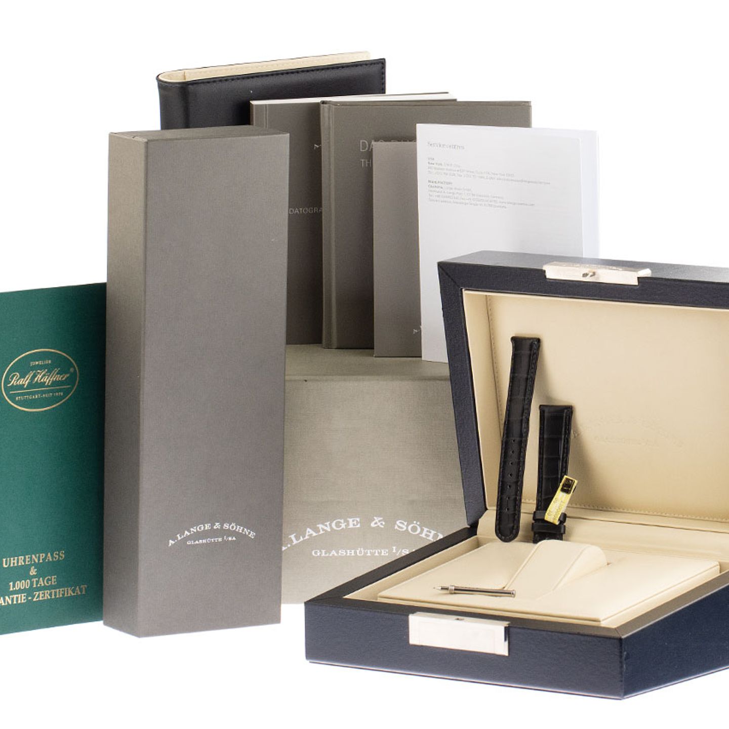 A. Lange & Söhne Datograph 410.025 (Unknown (random serial)) - 41 mm Platinum case (2/8)