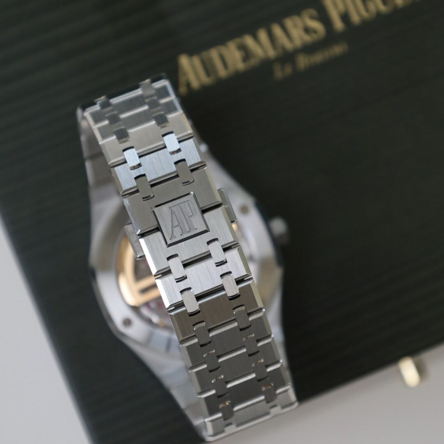Audemars Piguet Royal Oak Selfwinding 15510st (2025) - Zwart wijzerplaat 41mm Staal (3/8)