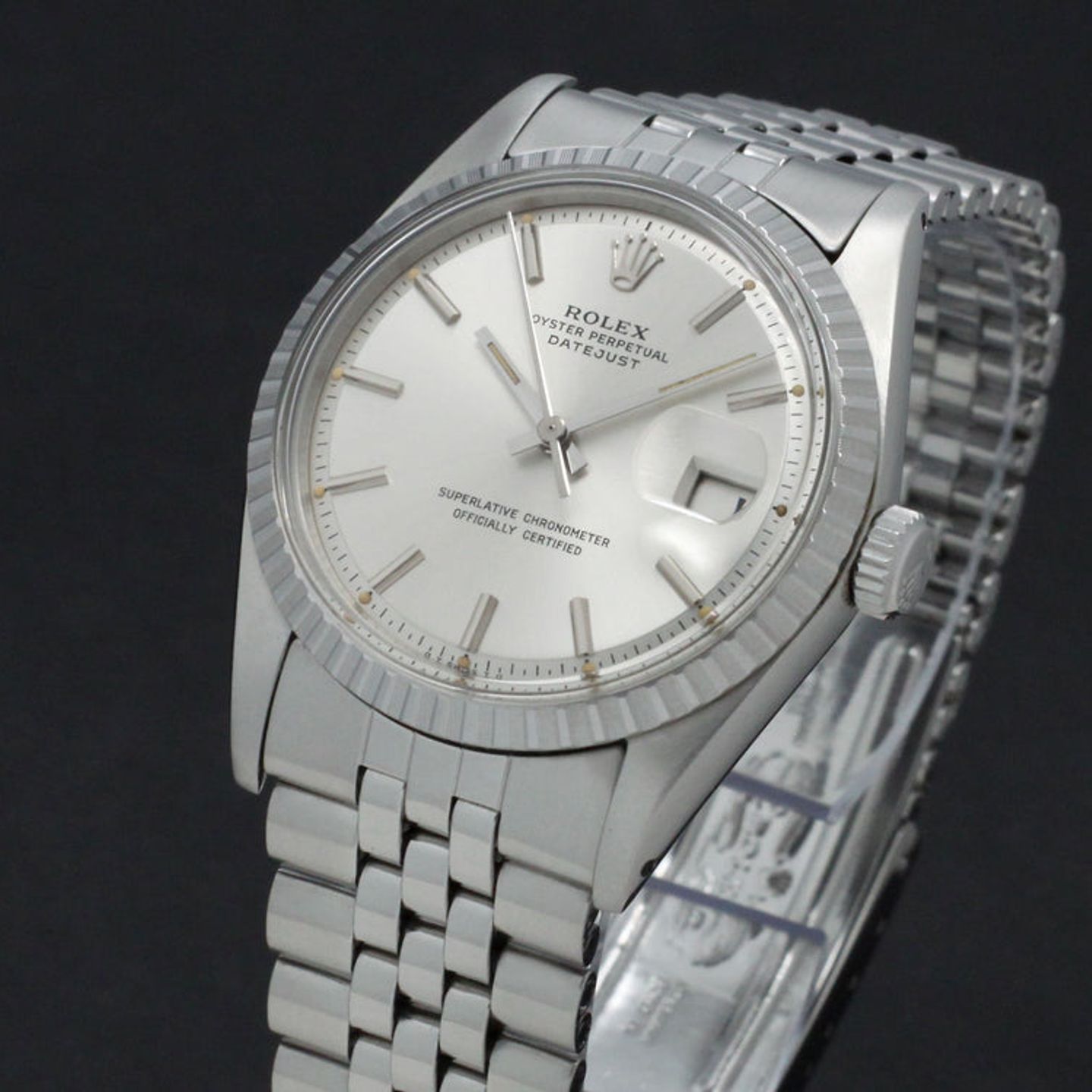 Rolex Datejust 1603 (1974) - Silver dial 36 mm Steel case (6/7)