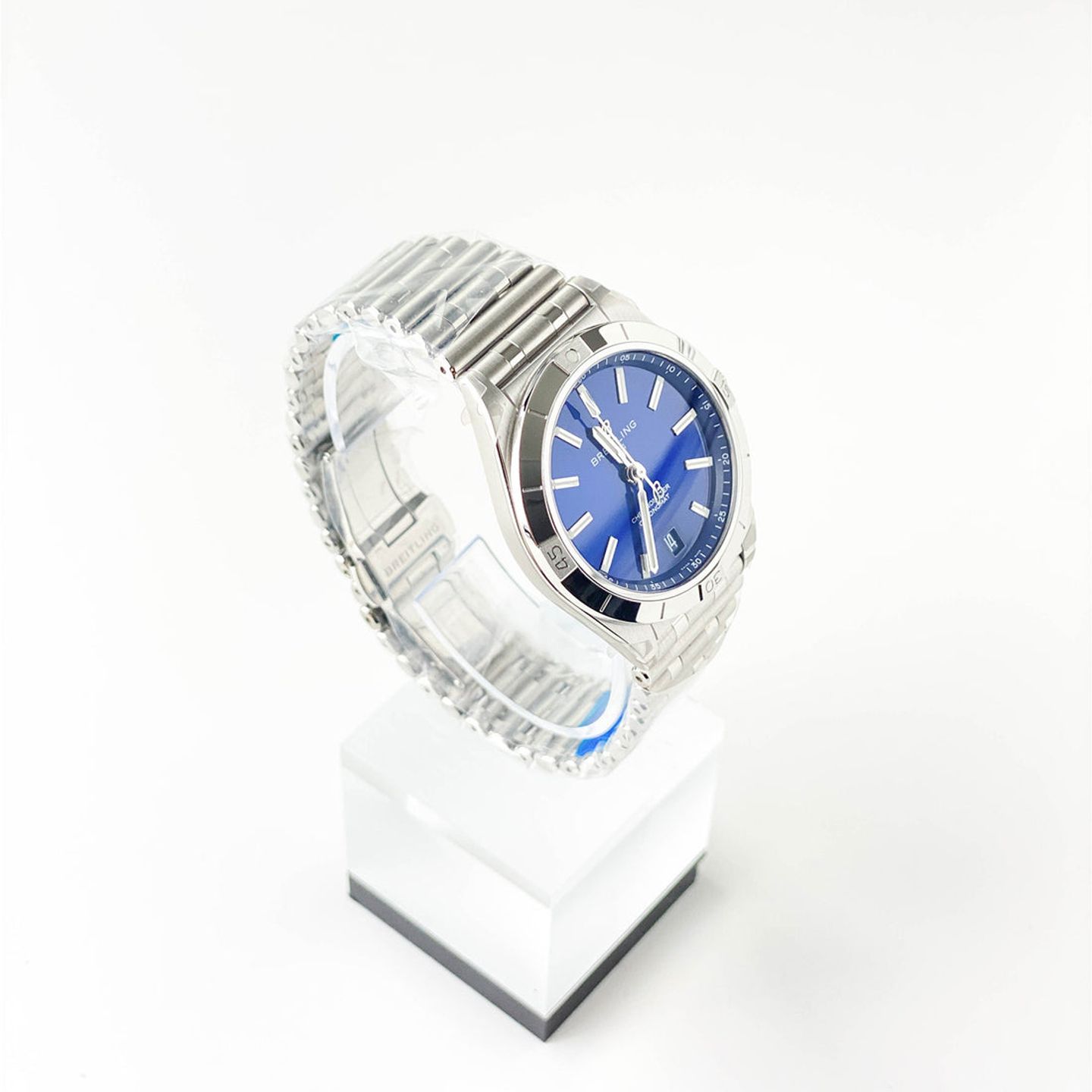 Breitling Chronomat A10380101C1A1 (2023) - Blue dial 36 mm Steel case (4/5)