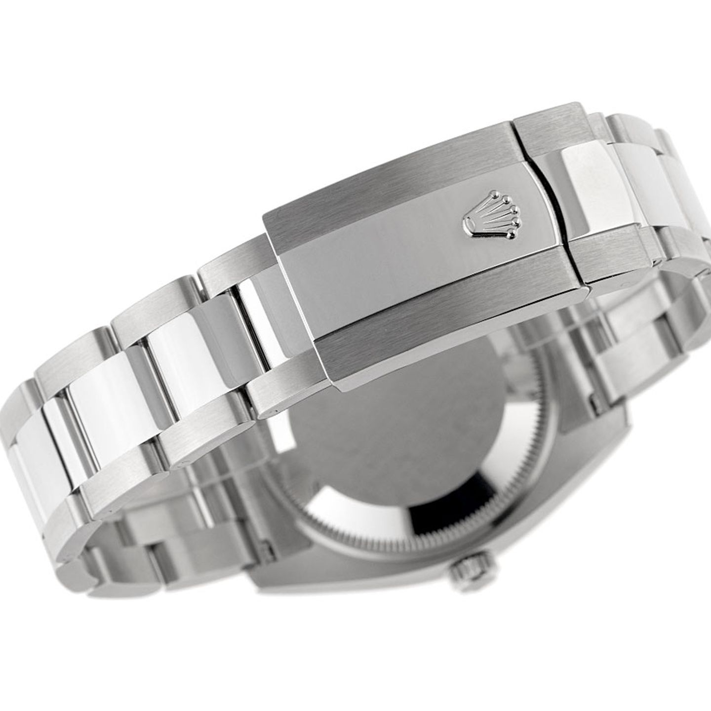 Rolex Oyster Perpetual Date 115234 (2017) - Silver dial 34 mm Steel case (7/8)