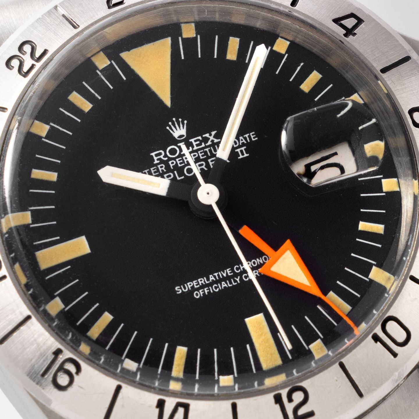 Rolex Explorer II 1655 (1971) - Black dial 40 mm Steel case (5/8)