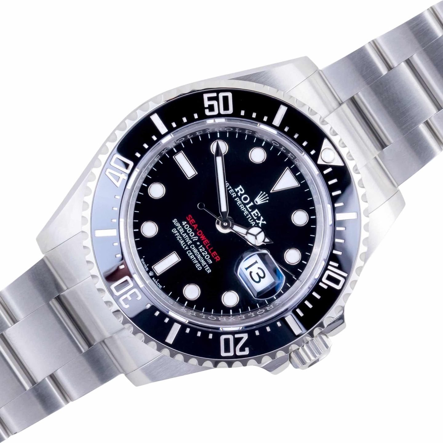 Rolex Sea-Dweller 126600 (2024) - Zwart wijzerplaat 43mm Staal (1/8)