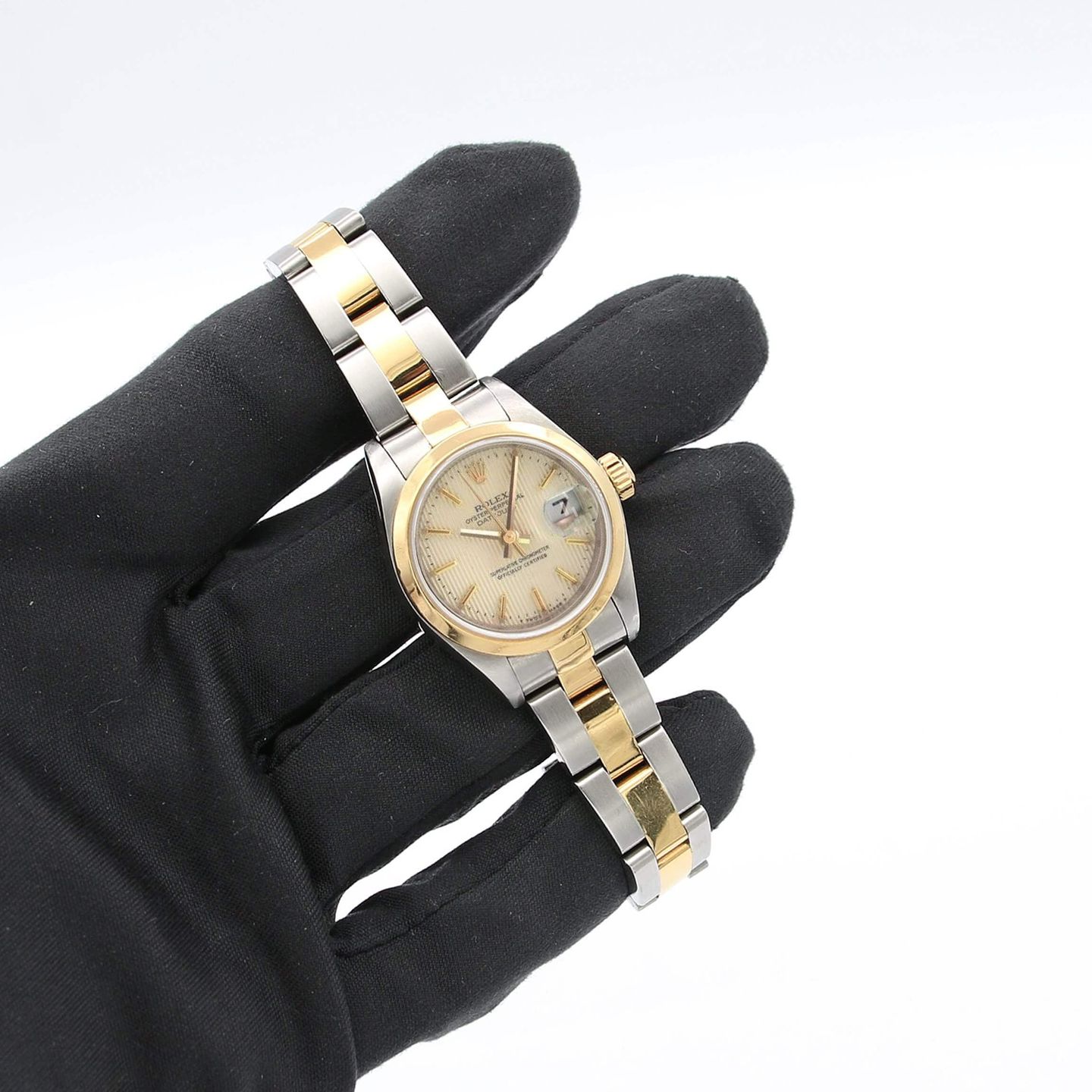 Rolex Lady-Datejust 69163 (Unknown (random serial)) - 26 mm Gold/Steel case (1/6)