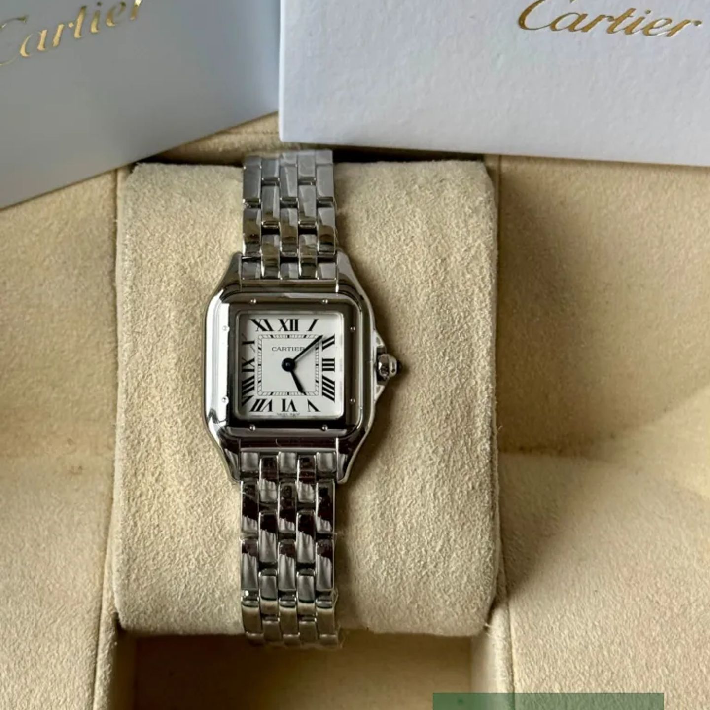 Cartier Panthère WSPN0013 (2026) - Silver dial 23 mm Steel case (7/7)