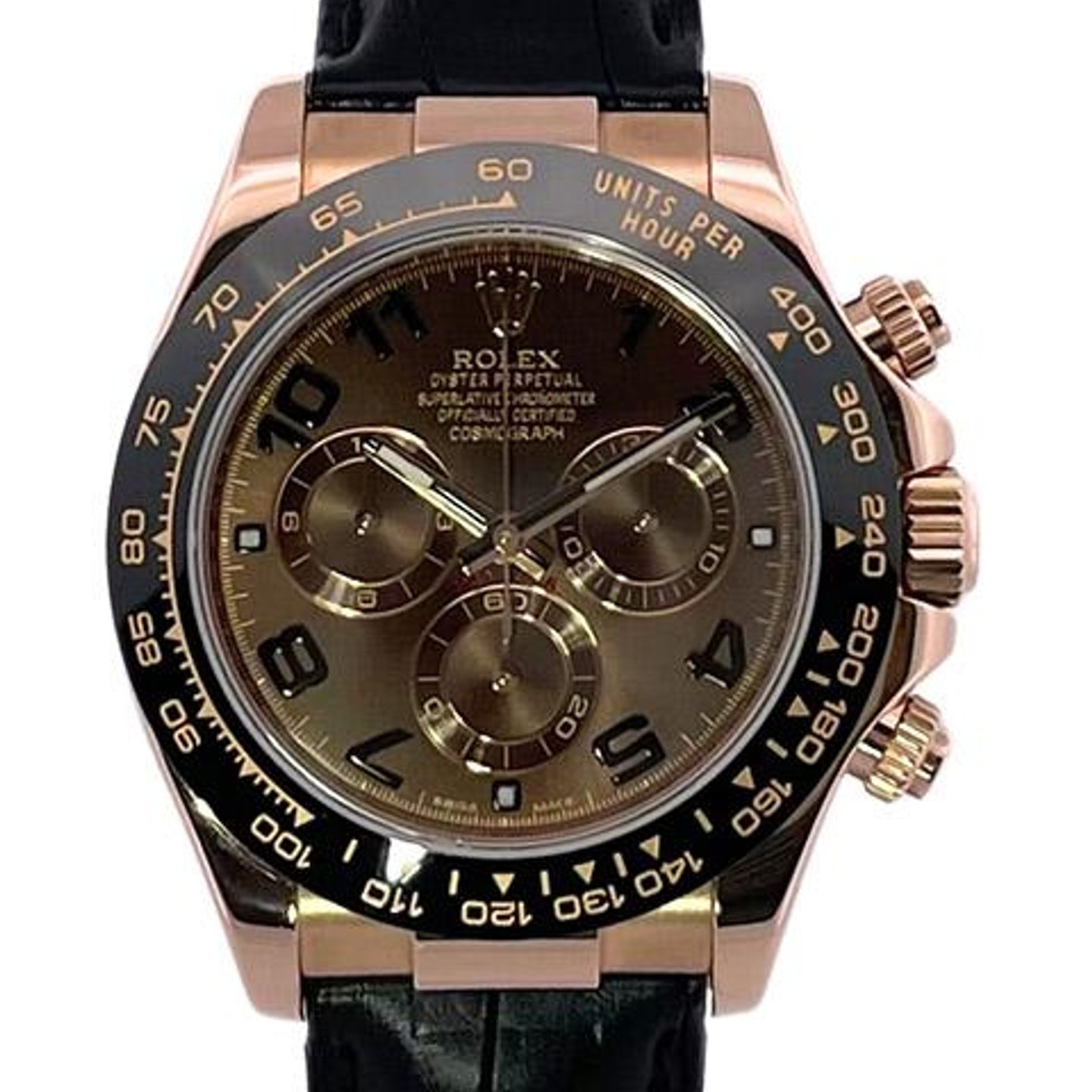 Rolex Daytona 116515LN (2011) - Brown dial 40 mm Rose Gold case (1/8)