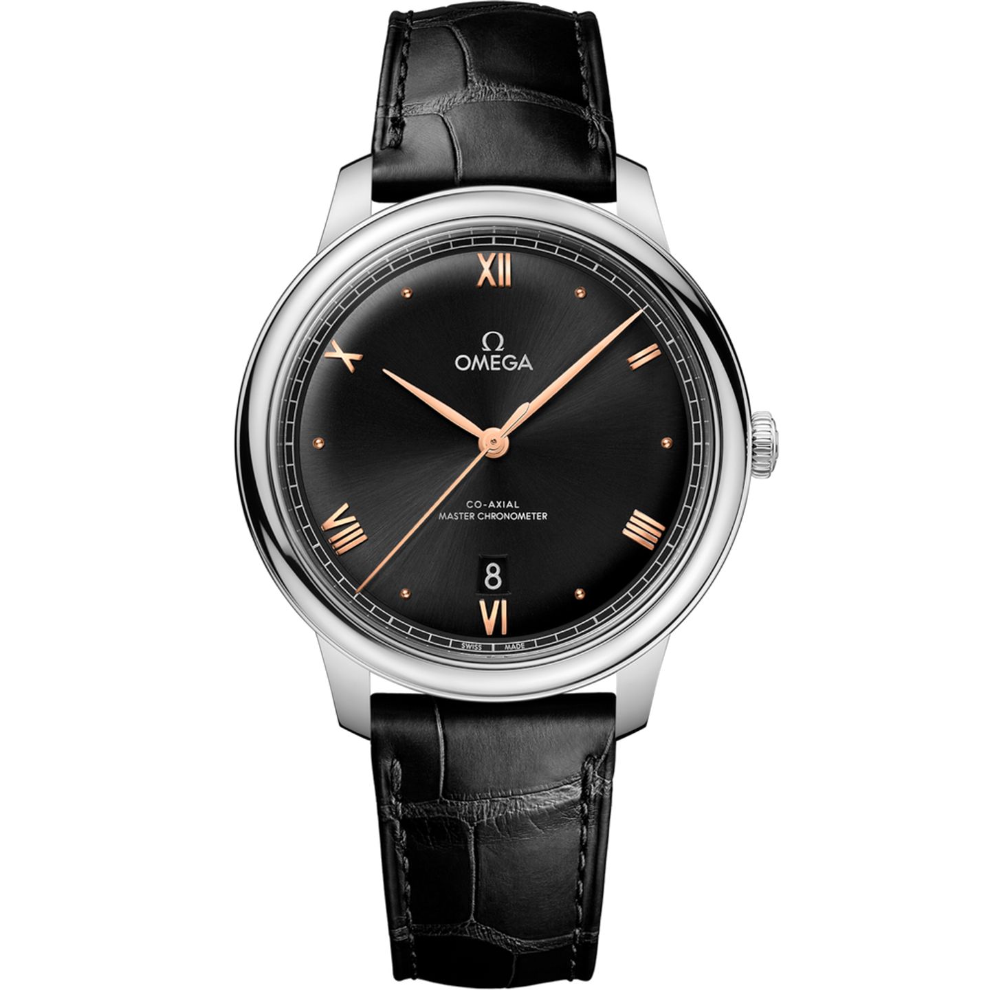 Omega De Ville 434.13.40.20.01.001 (2025) - Zwart wijzerplaat 40mm Staal (1/1)