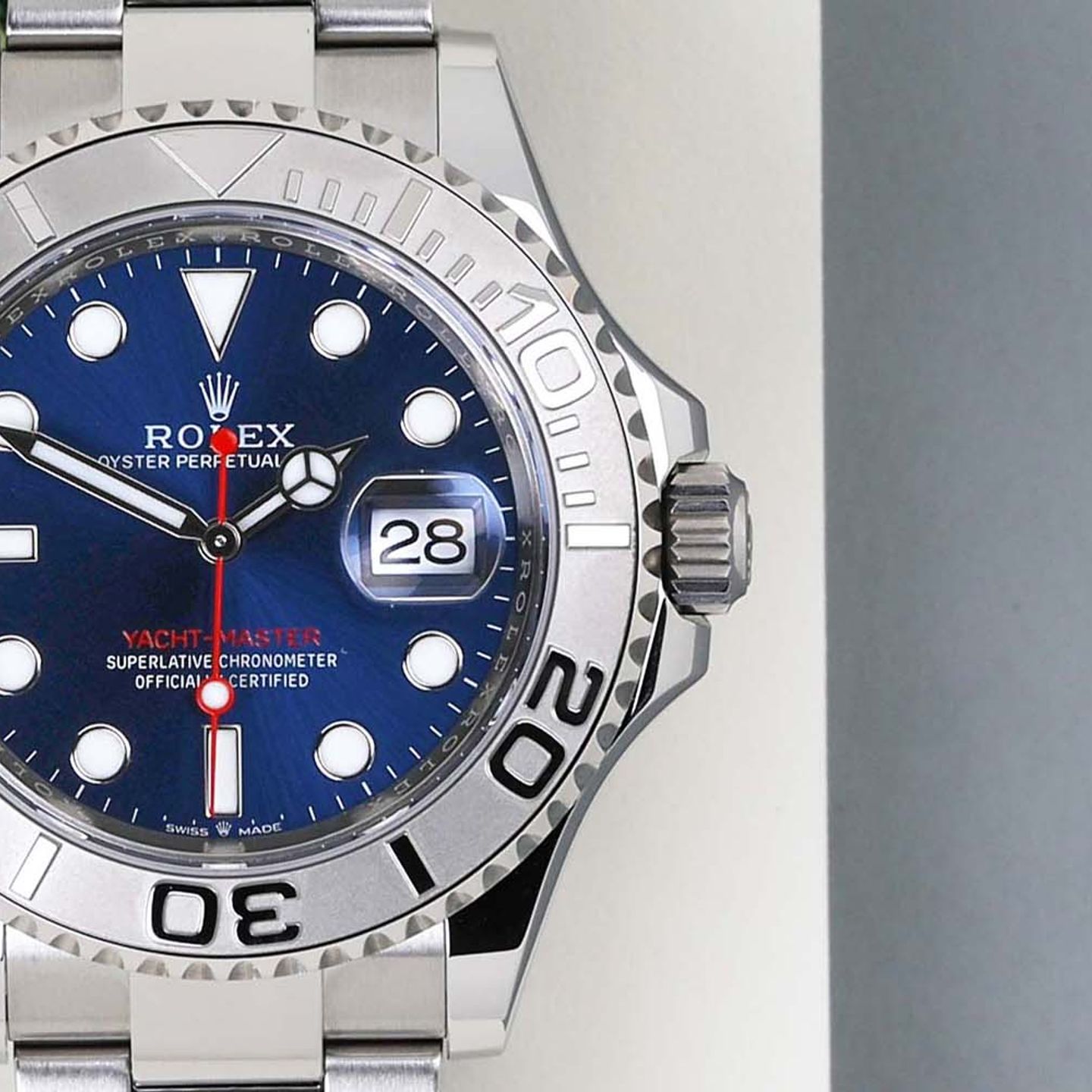 Rolex Yacht-Master 40 126622 (2023) - Blauw wijzerplaat 40mm Staal (4/7)