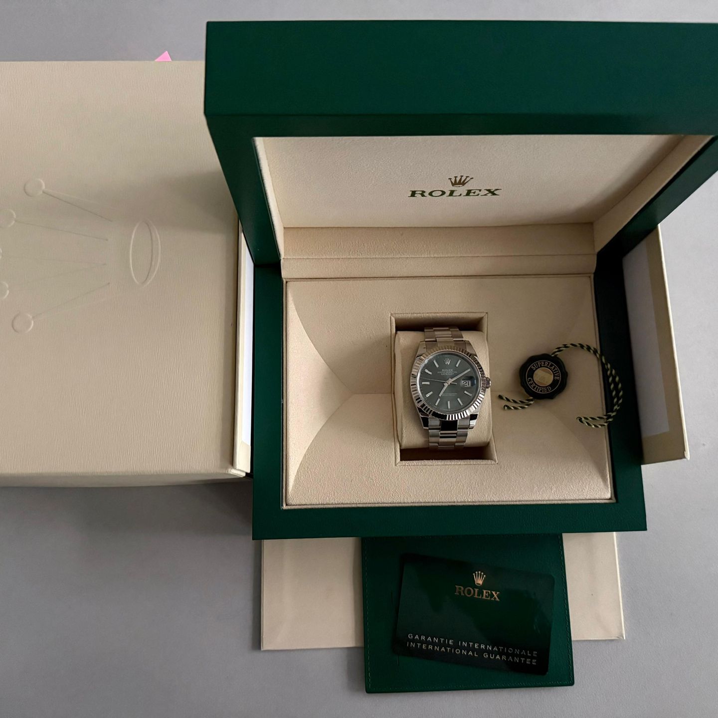 Rolex Datejust 41 126334 (2023) - Green dial 41 mm Steel case (2/7)