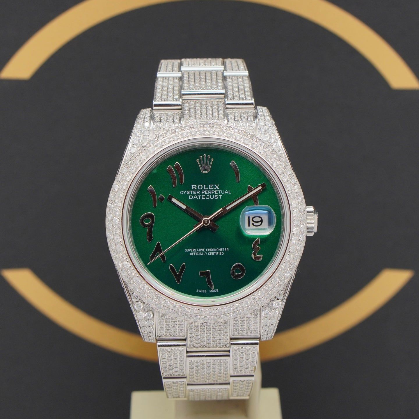 Rolex Datejust 41 126300 (2021) - Groen wijzerplaat 41mm Staal (1/7)