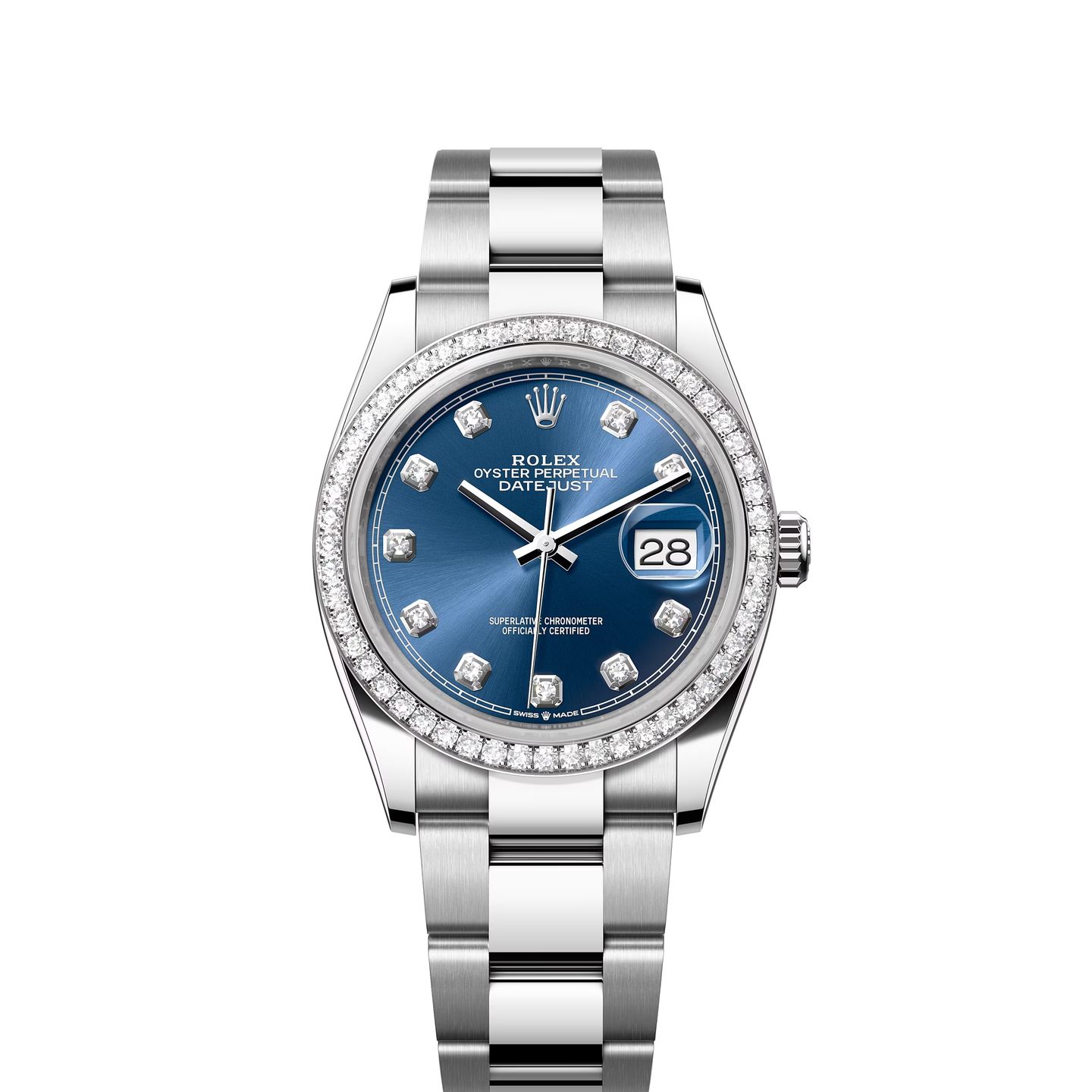 Rolex Datejust 36 126284RBR (2024) - Blauw wijzerplaat 36mm Staal (1/1)