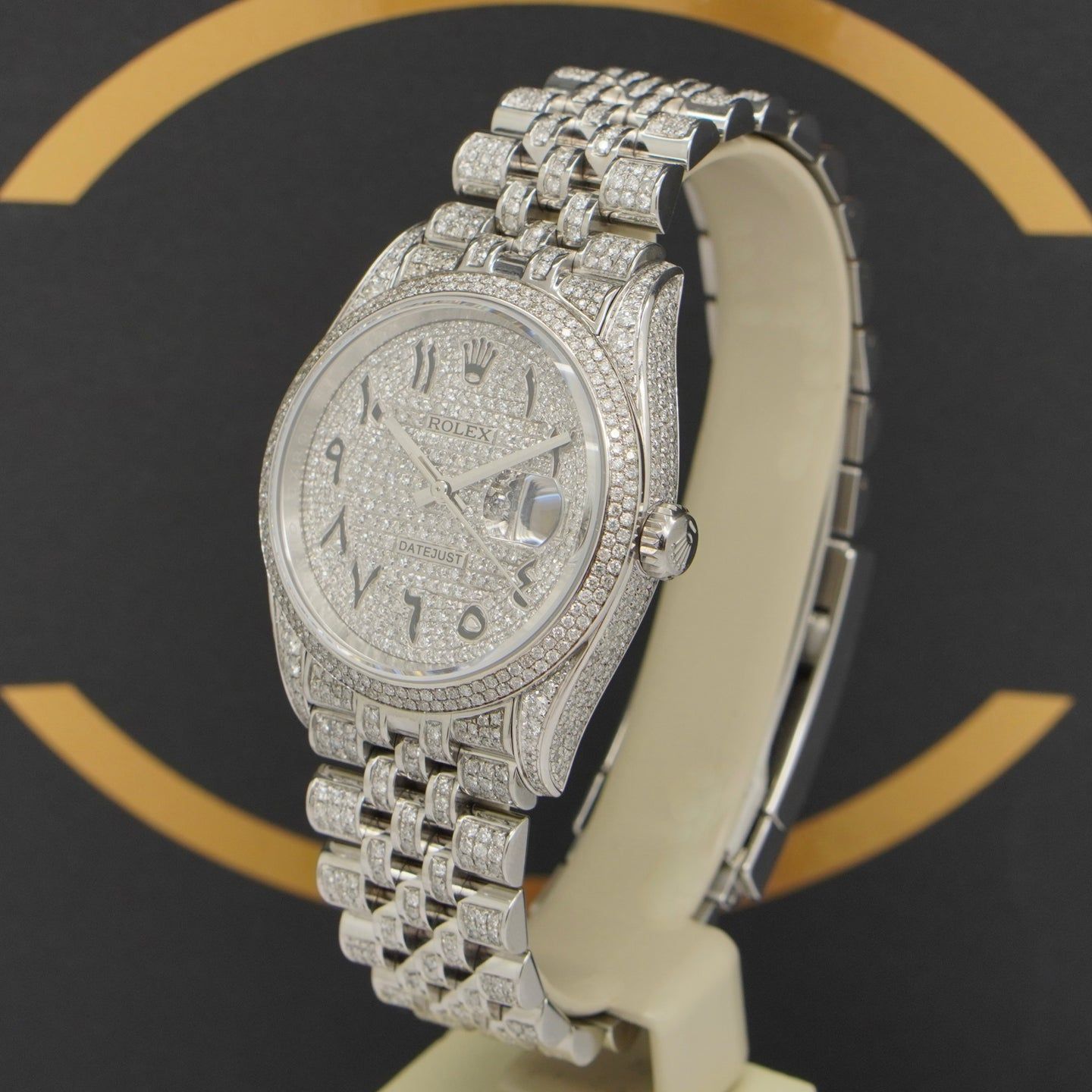 Rolex Datejust 36 126200 (2022) - Diamant wijzerplaat 36mm Staal (2/7)