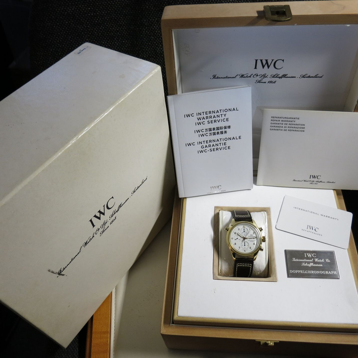 IWC Pilot Double Chronograph IW3711 - (4/4)