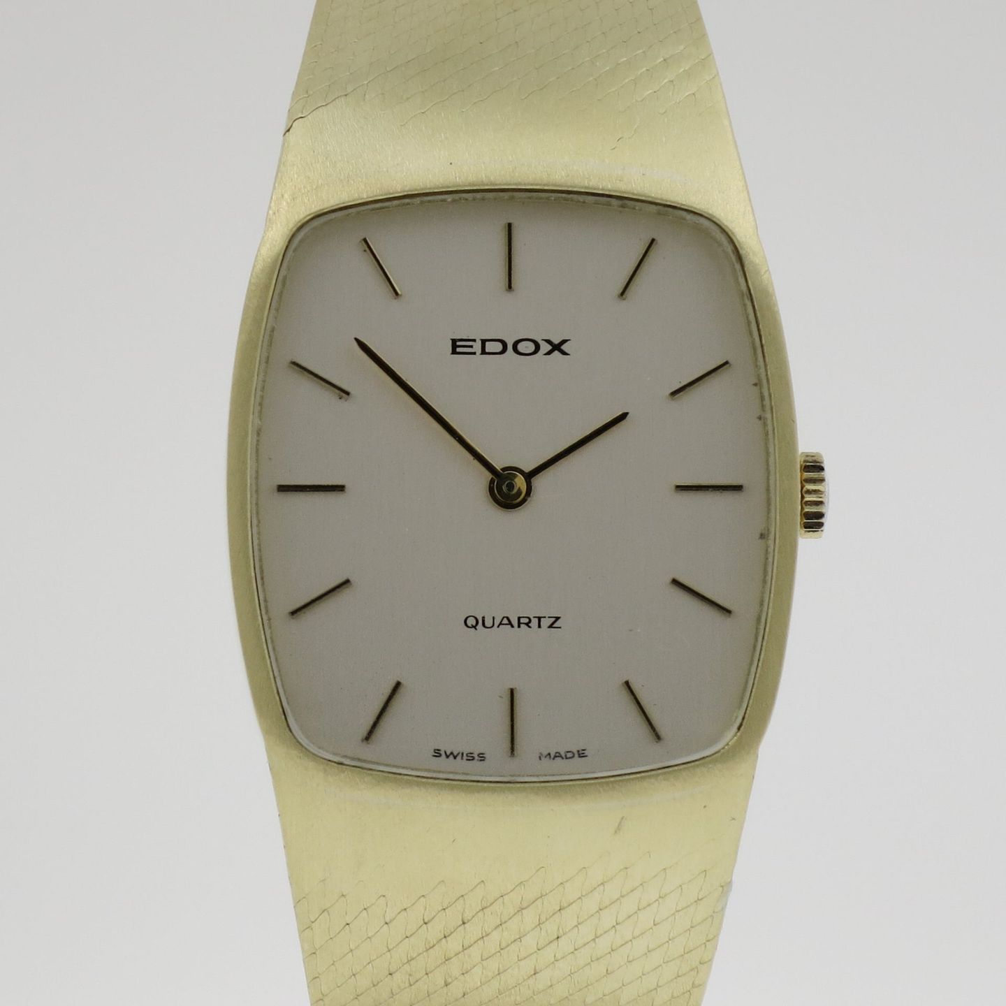 Edox Seamaster 2975 (1990) - Silver dial 32 mm Yellow Gold case (1/4)