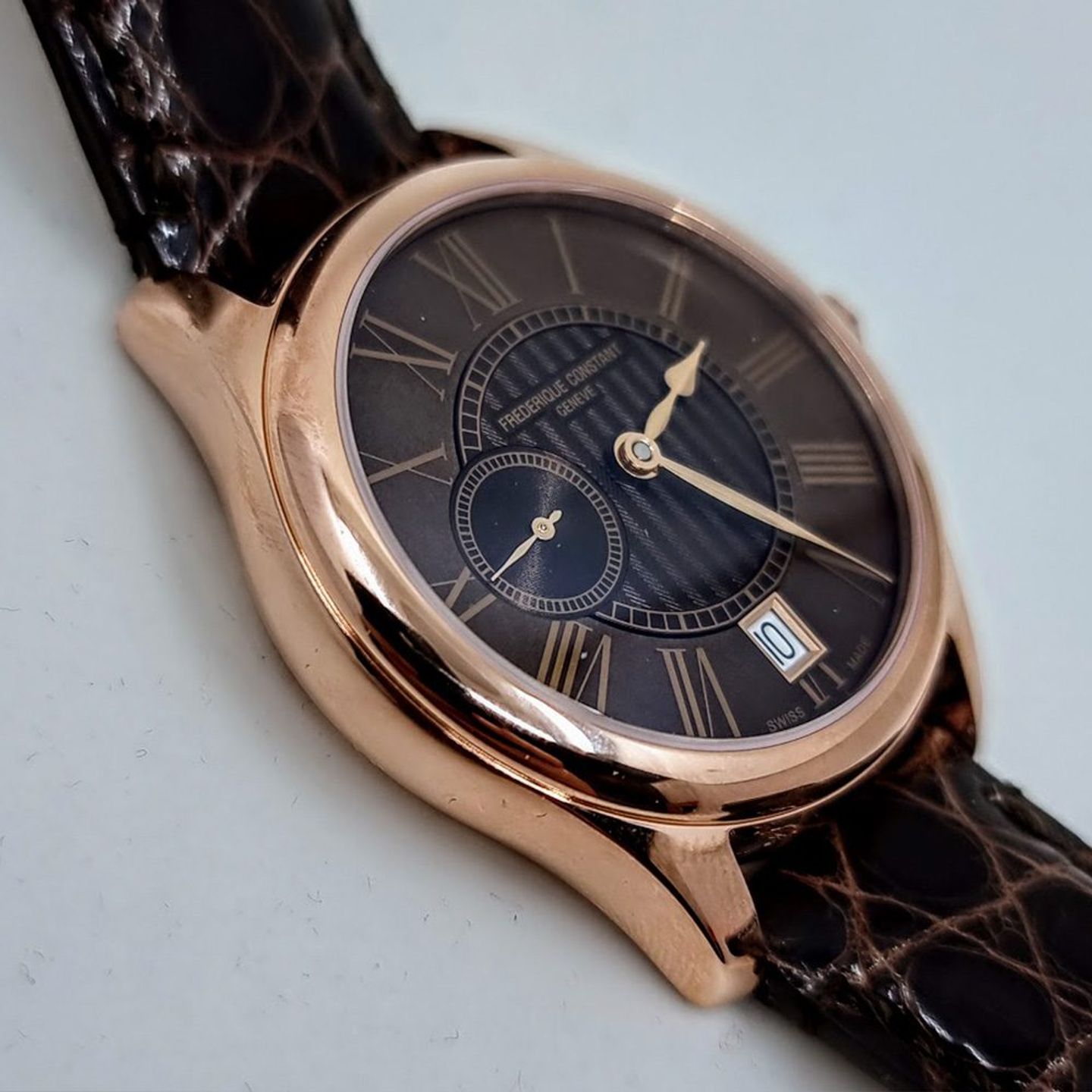 Frederique Constant Ladies Automatic FC-318MPC3B4 (2025) - Bruin wijzerplaat 36mm Staal (4/8)