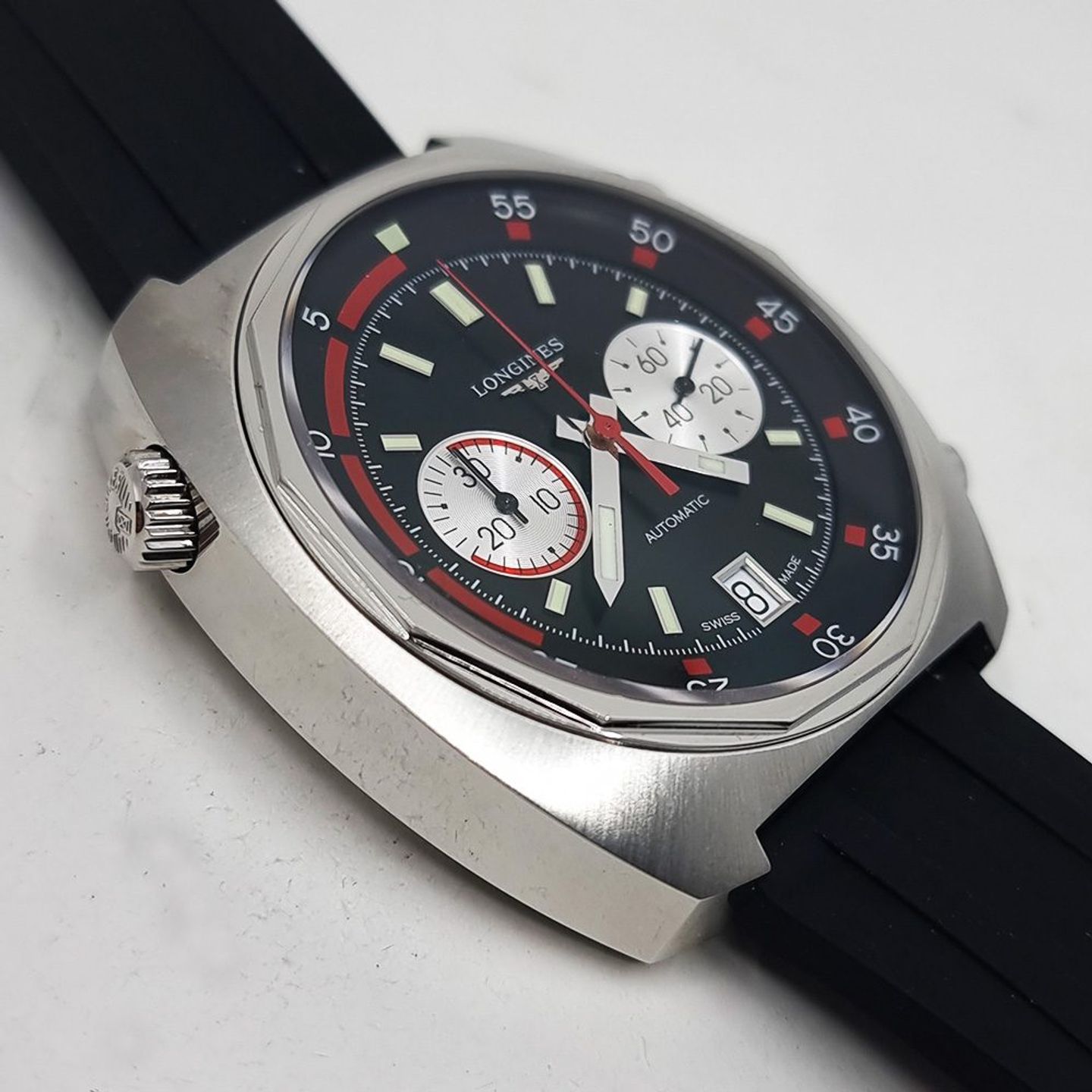 Longines Heritage L2.796.4.52.9 (2025) - Black dial 43 mm Steel case (4/8)