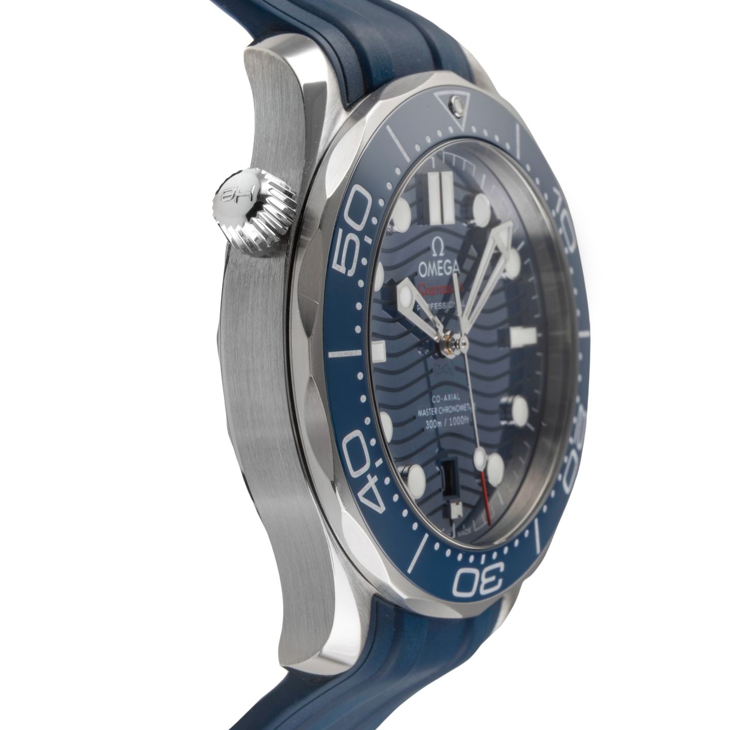 Omega Seamaster Diver 300 M 210.32.42.20.03.001 (Onbekend (willekeurig serienummer)) - Blauw wijzerplaat 42mm Staal (7/8)