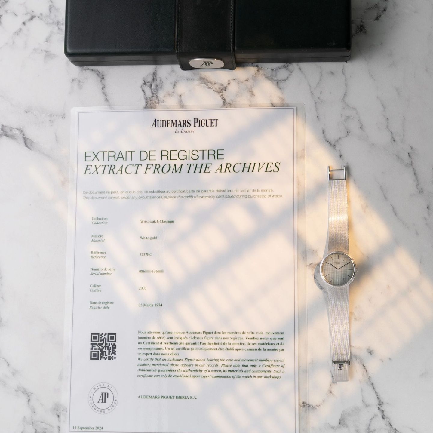 Audemars Piguet Vintage 5237BC (1974) - 35 mm White Gold case (4/8)